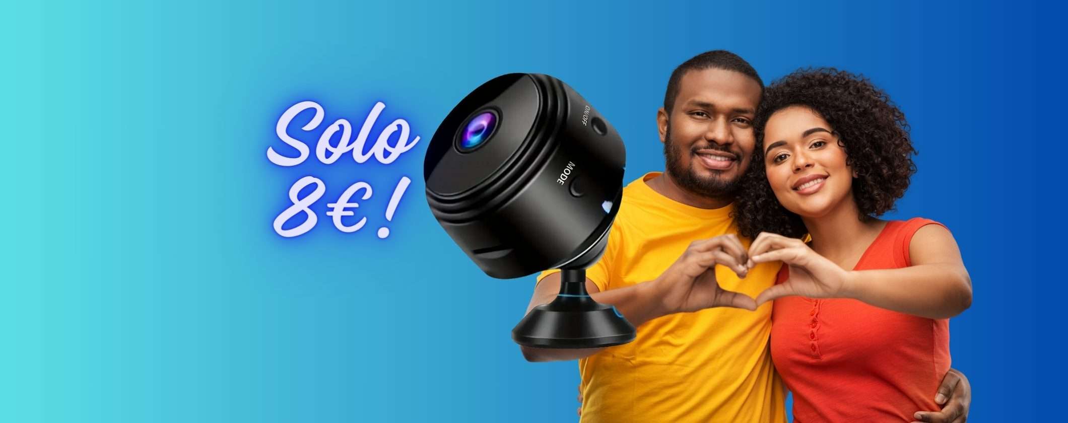 Videocamera Intelligente a soli 8€ su TEMU Videocamera Intelligente a soli 8€ su TEMU