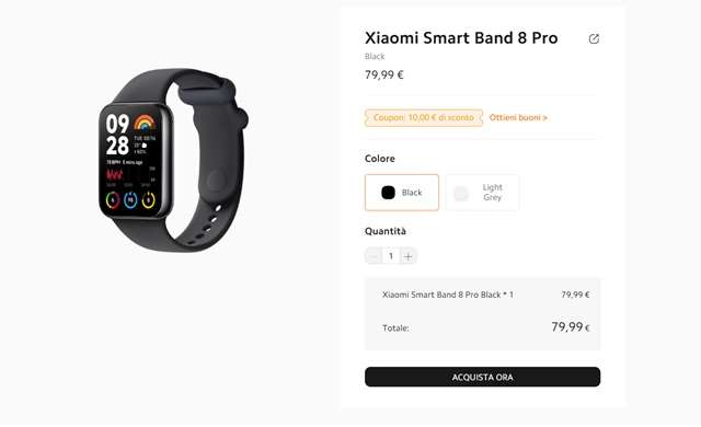 xiaomi smart band 8 pro 79 euro mi store