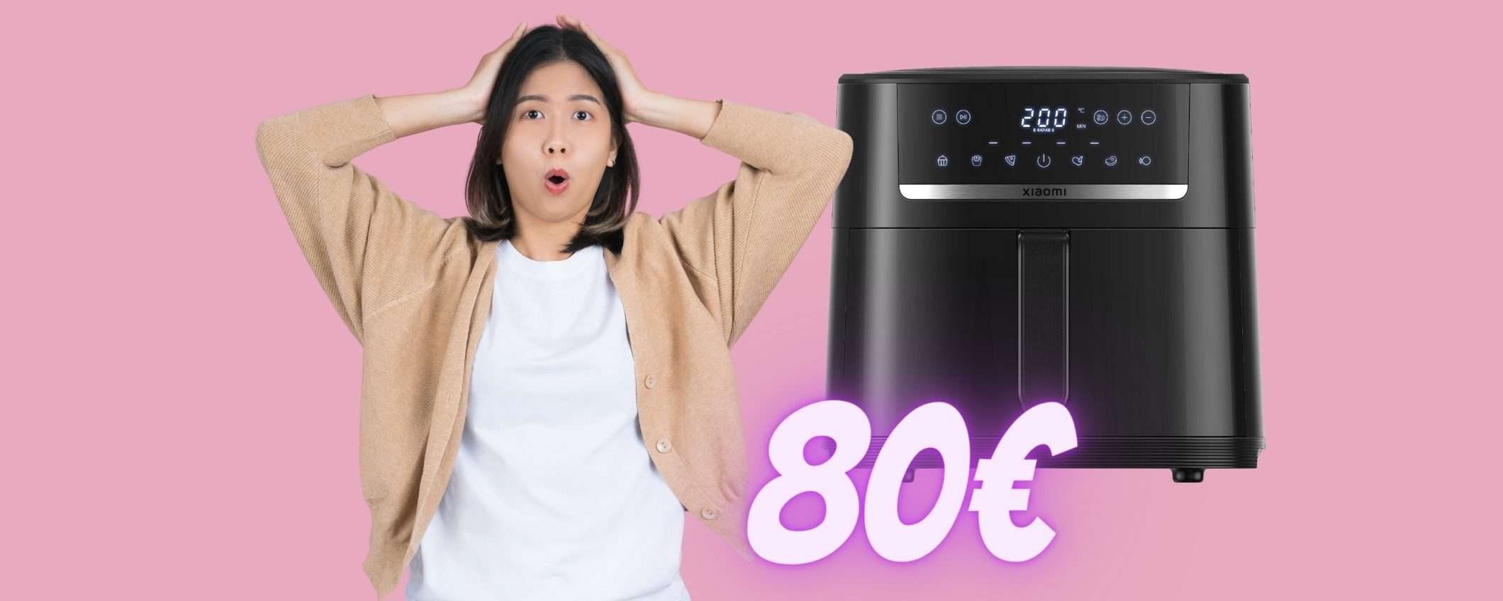 Xiaomi Smart: EPICA friggitrice ad aria da 6L in SCONTO su eBay (80€) Xiaomi Smart: EPICA friggitrice ad aria da 6L in SCONTO su eBay (80€)