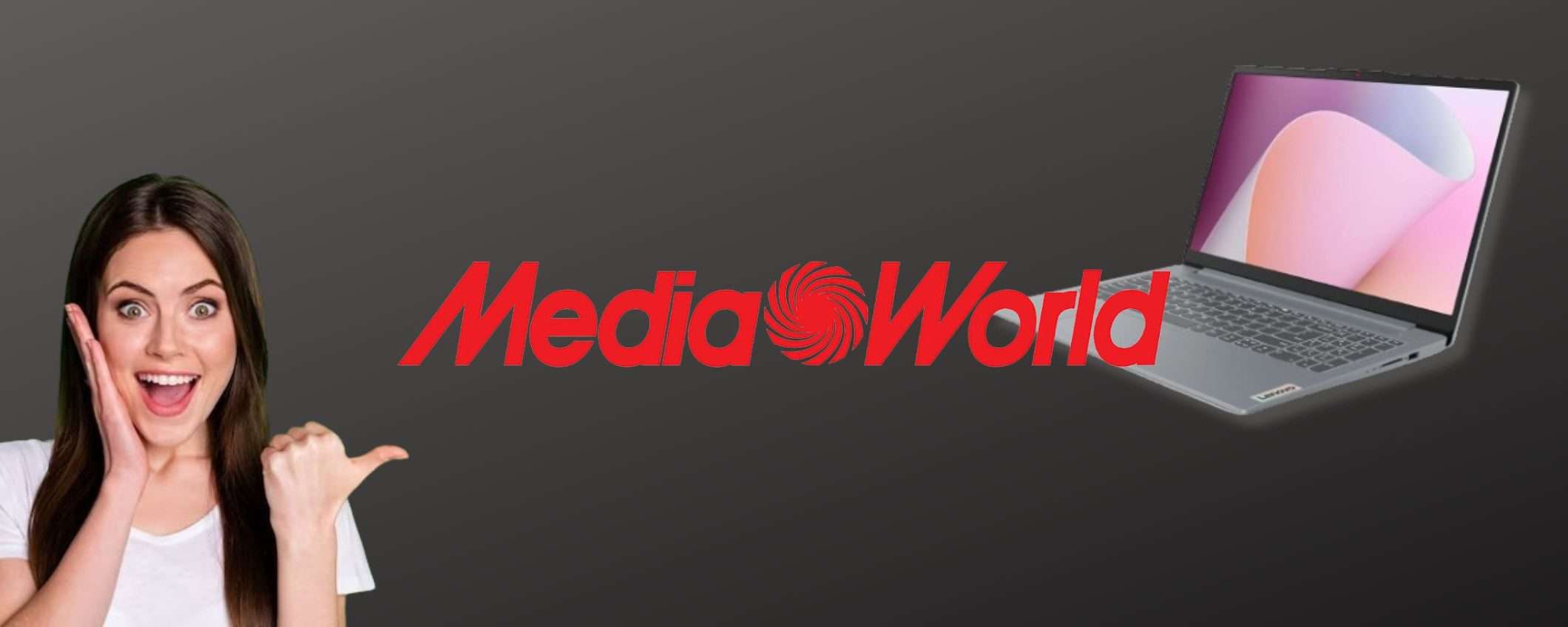 MediaWorld quasi REGALA il Lenovo IdeaPad Slim 3 con 256 GB di SSD