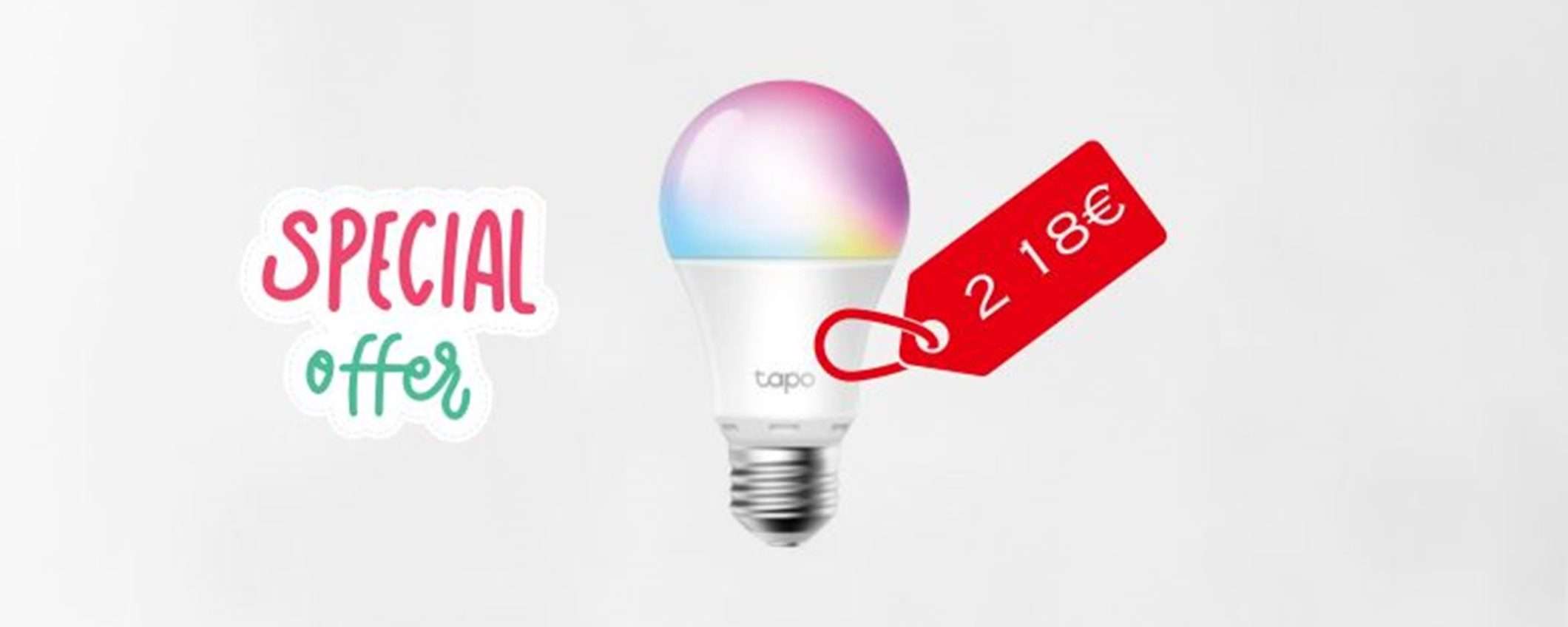 Lampadine Multicolore Smart TP-Link Tapo: 2 al prezzo di soli 18€ su Amazon Lampadine Multicolore Smart TP-Link Tapo: 2 al prezzo di soli 18€ su Amazon