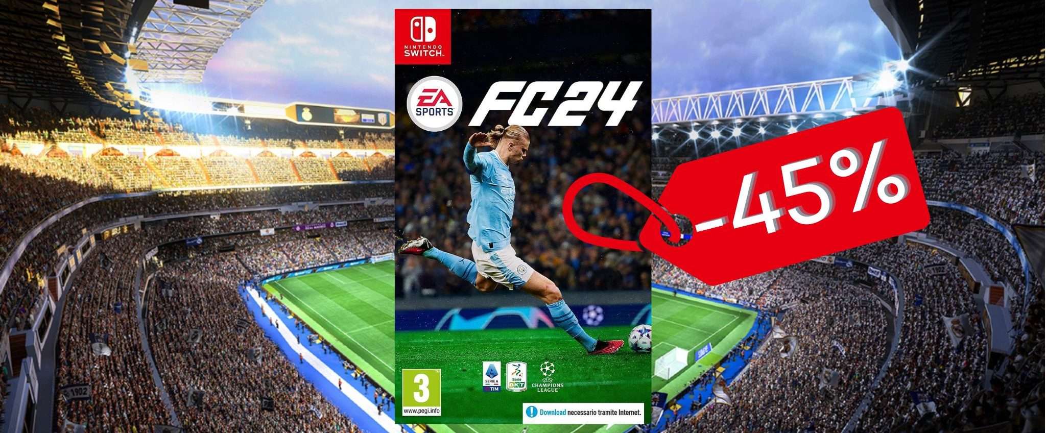 EA SPORTS FC 24 a soli 32€? Mega offertona di Amazon del 45% EA SPORTS FC 24 a soli 32€? Mega offertona di Amazon del 45%
