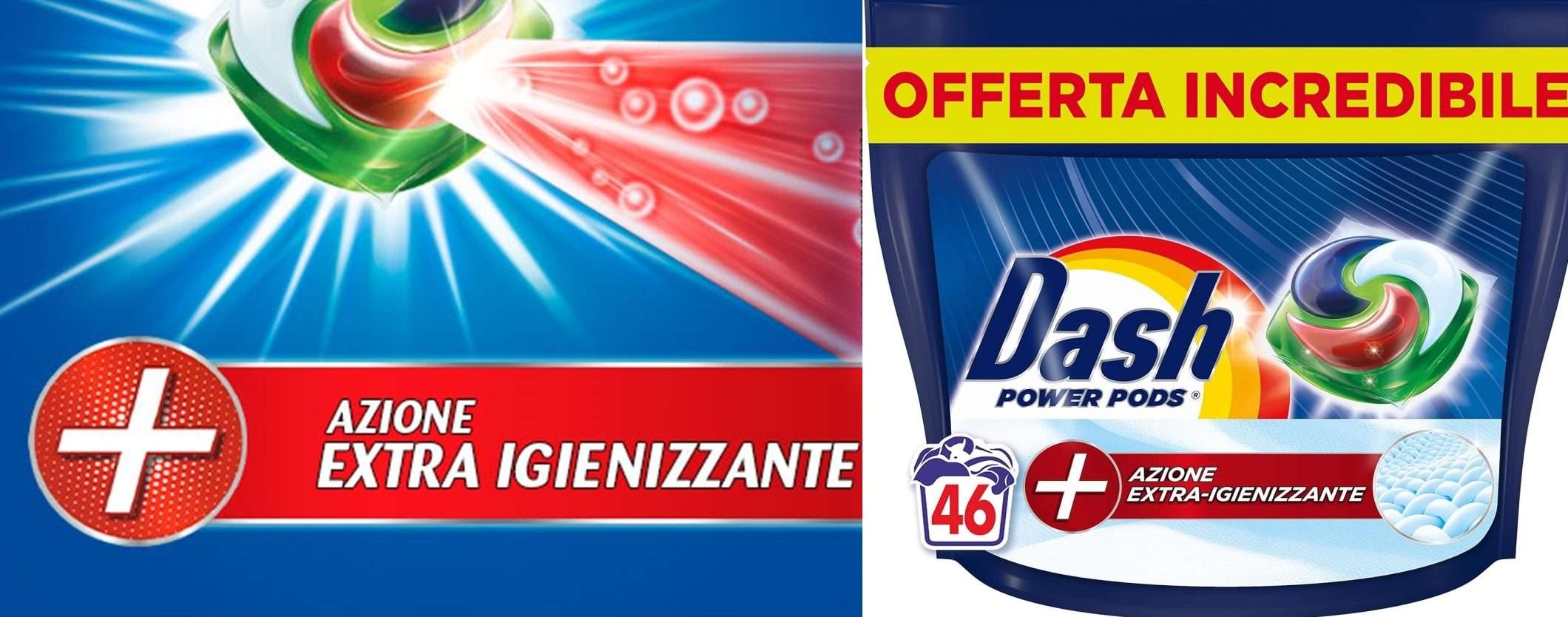 Dash Pods con Azione Extra-Igienizzante: 46 a soli 17€ su Amazon Dash Pods con Azione Extra-Igienizzante: 46 a soli 17€ su Amazon