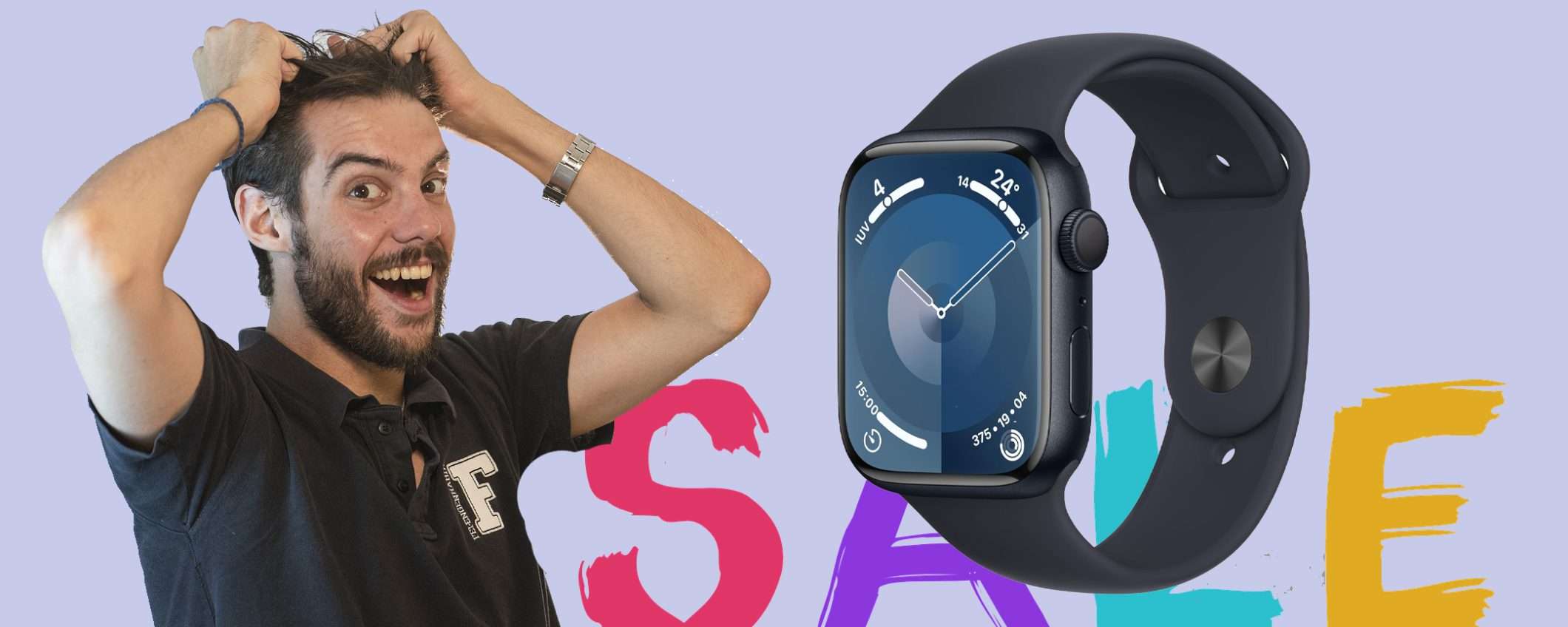Apple Watch Series 9 in MEGA offerta su Amazon (anche a rate!)