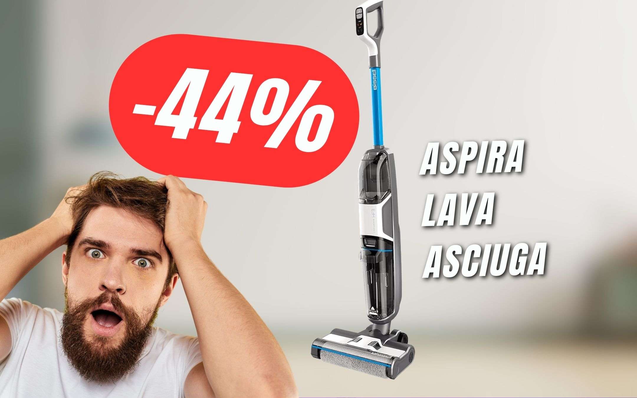 Kit Filtri E Spazzole Di Ricambio Per Aspirapolvere Bissell Crosswave HF3: 2 Rulli + 5 Filtri HEPA (tipo HF3 3649A).