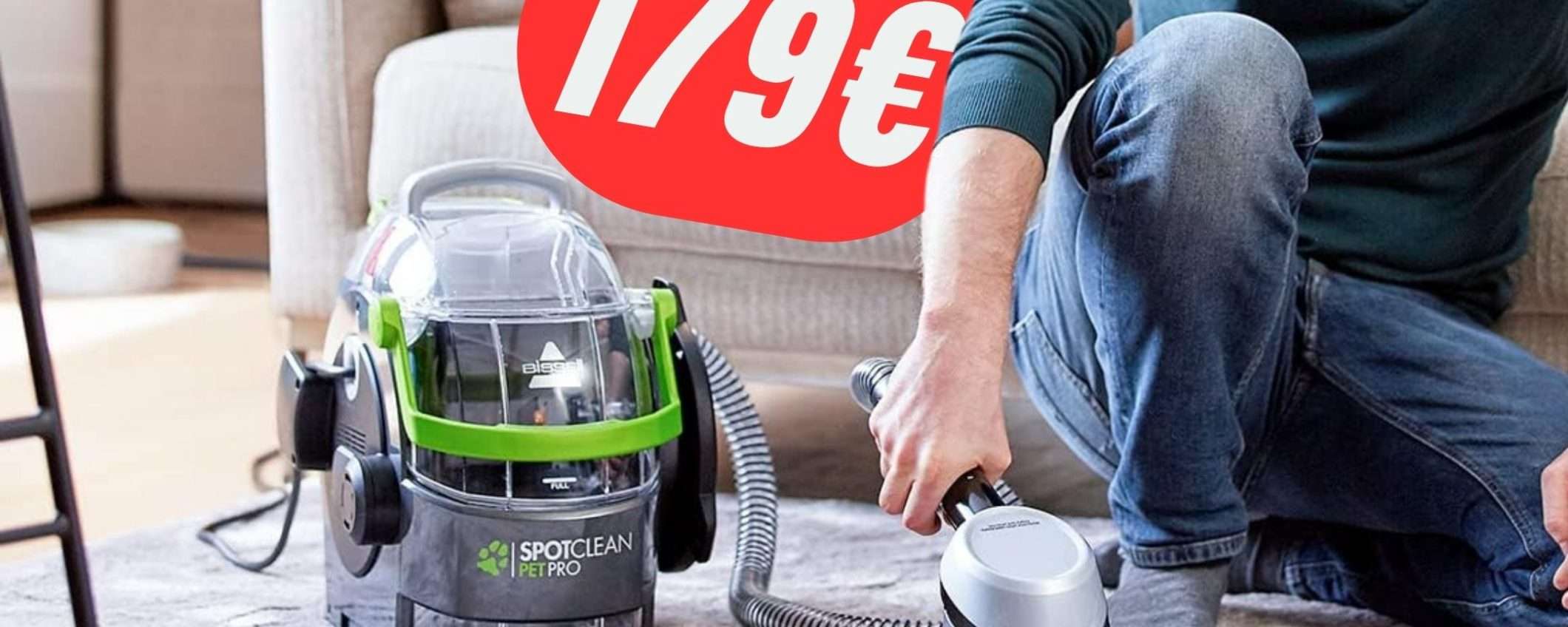 Dì addio Macchie sulla Tappezzeria grazie a SpotClean Pet Pro (-23% su Amazon!)