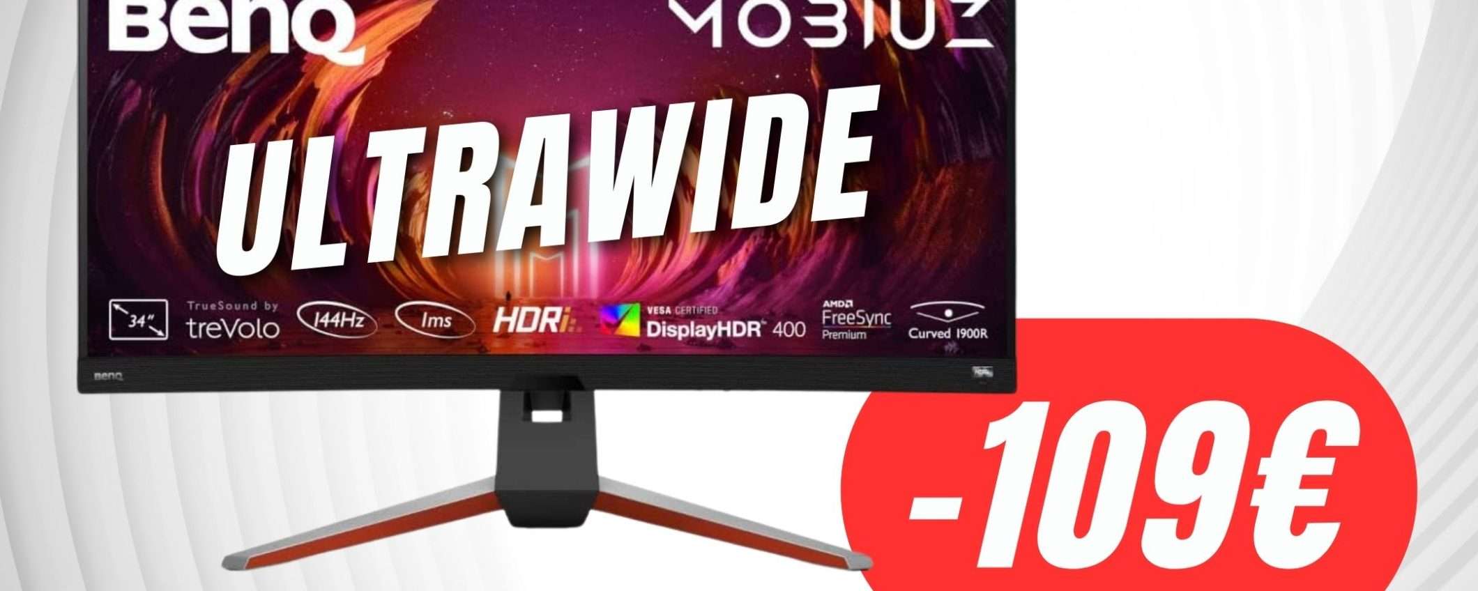 Il Monitor Ultrawide da ben 34 Il Monitor Ultrawide da ben 34