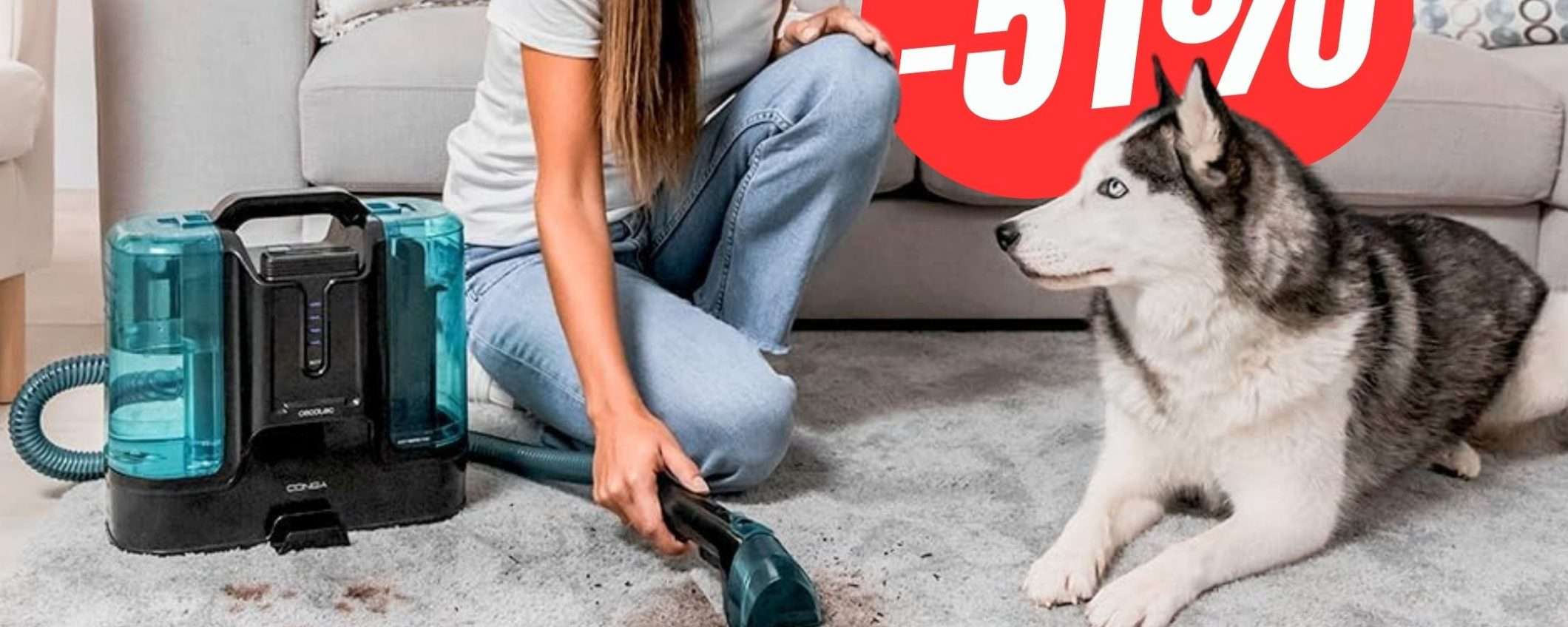 L'Aspirapolvere per Tappezzeria e Tappeti è in SCONTO del 51% su Amazon! L'Aspirapolvere per Tappezzeria e Tappeti è in SCONTO del 51% su Amazon!