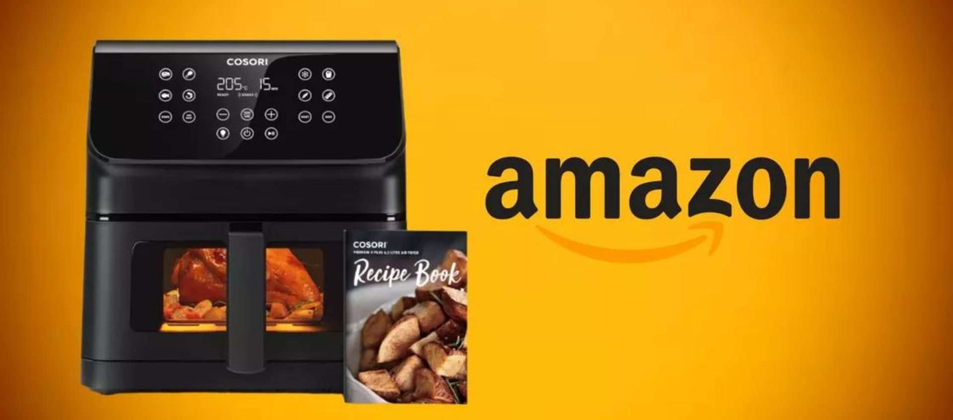 Friggitrice ad aria in super offerta su Amazon: risparmi 40€