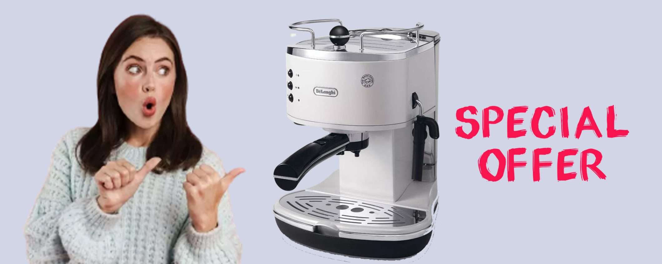 De’Longhi Icona per caffè e cappuccino in offerta IMPERDIBILE! De’Longhi Icona per caffè e cappuccino in offerta IMPERDIBILE!