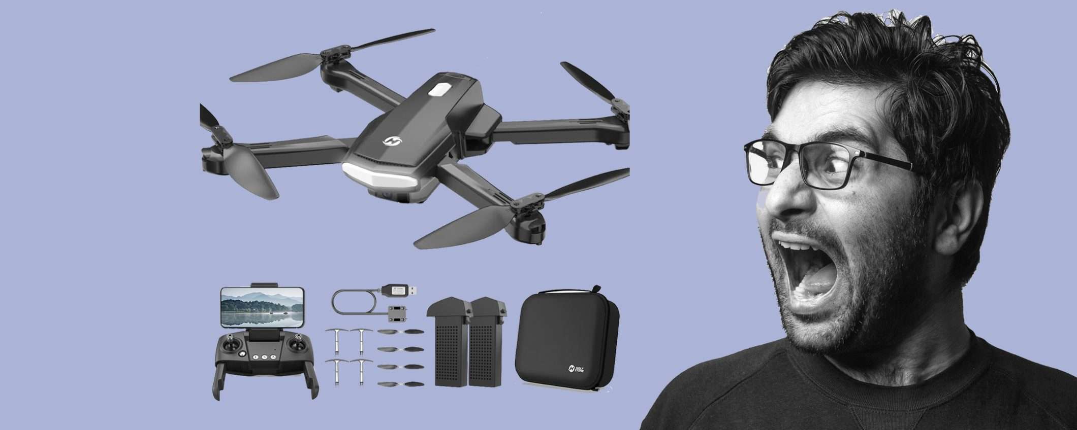 Drone pieghevole con Telecamera HD in sconto coupon del 50% Drone pieghevole con Telecamera HD in sconto coupon del 50%