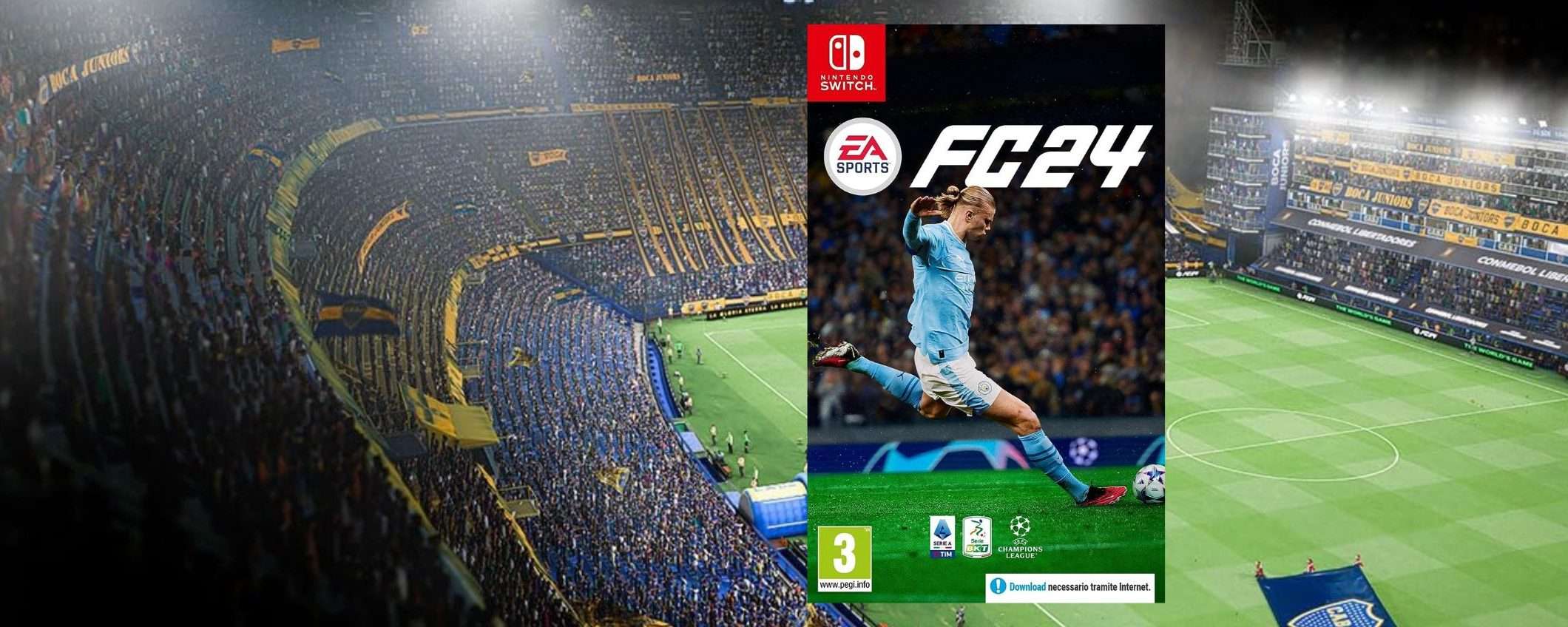 Gioco di calcio per Nintendo Switch? FC 24 è in OFFERTISSIMA su Amazon (-43%) Gioco di calcio per Nintendo Switch? FC 24 è in OFFERTISSIMA su Amazon (-43%)
