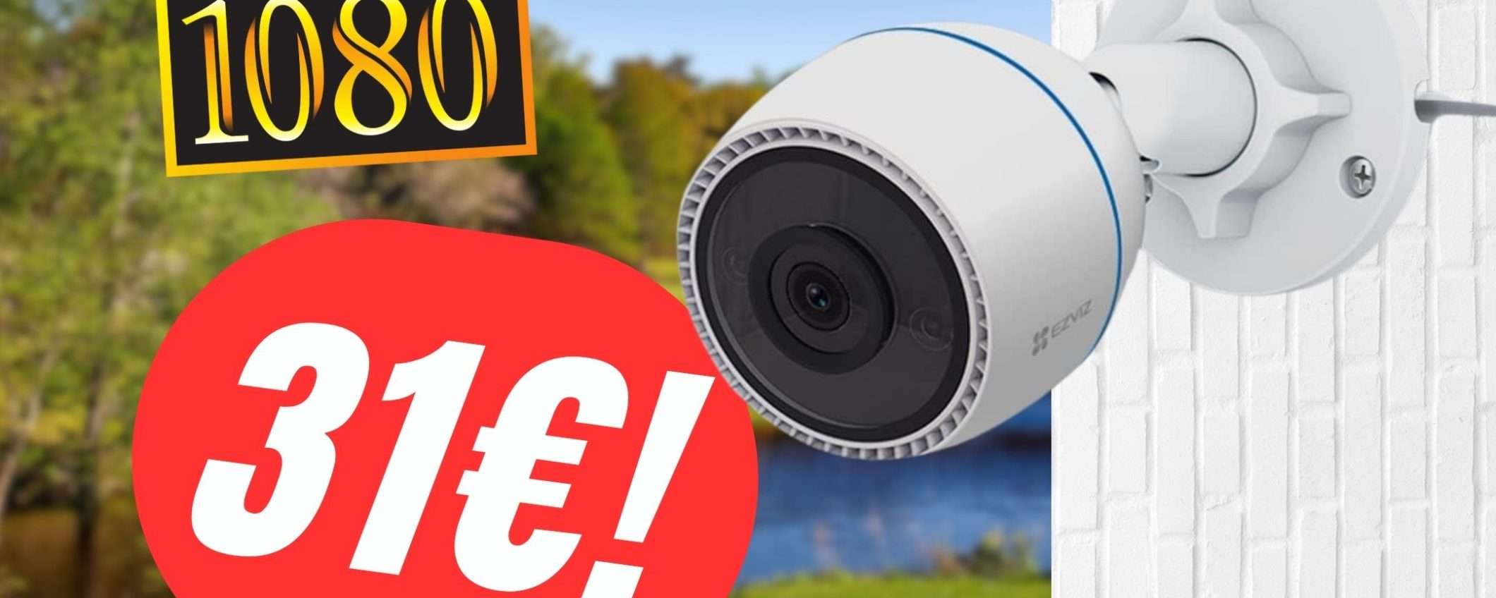 Per soli 31€ ti porterai a casa una Telecamera di Sicurezza resistente a polvere e acqua! Per soli 31€ ti porterai a casa una Telecamera di Sicurezza resistente a polvere e acqua!