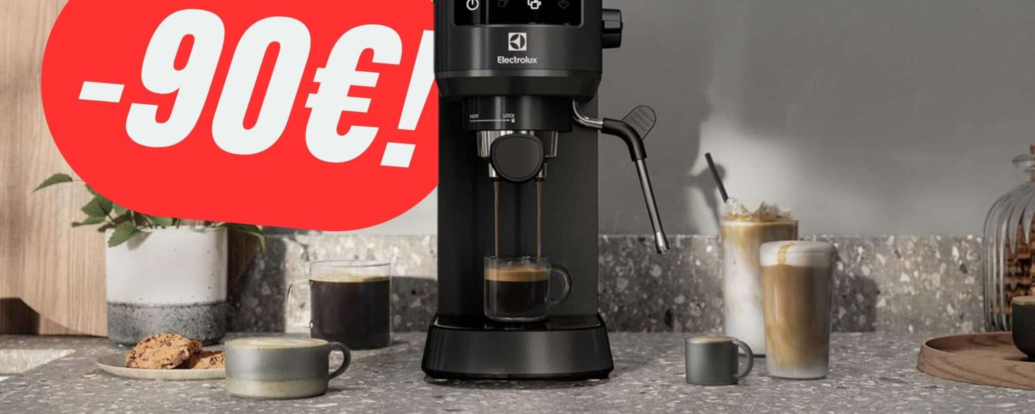 Caffè e Cappuccino a casa tua con la Macchina Electrolux SCONTATA di -90€! Caffè e Cappuccino a casa tua con la Macchina Electrolux SCONTATA di -90€!