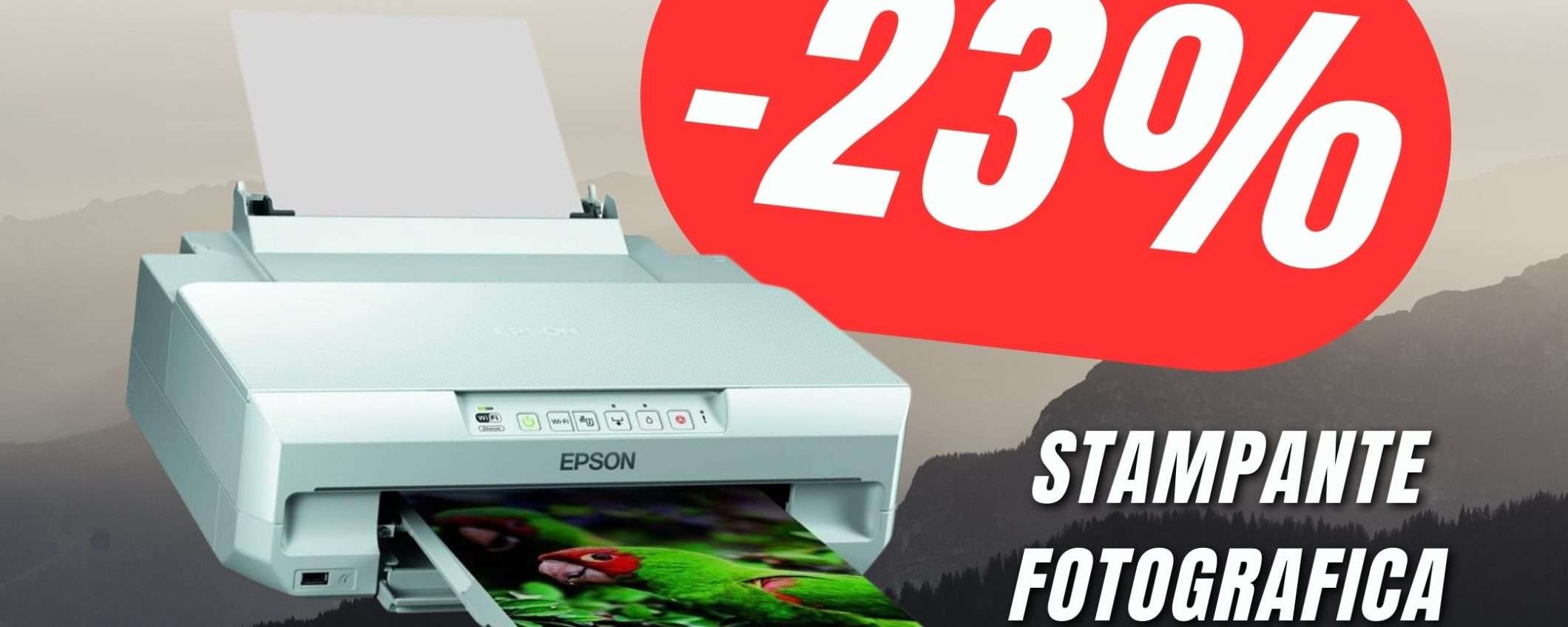 Dai vita alle tue foto con la Stampante Fotografica Epson in sconto del 23%! Dai vita alle tue foto con la Stampante Fotografica Epson in sconto del 23%!