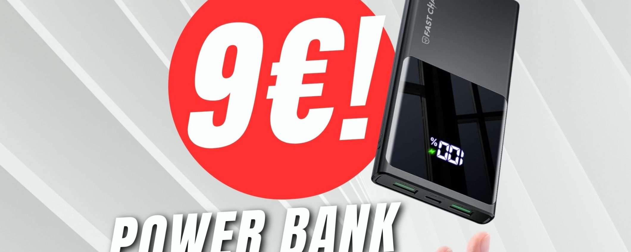 PREZZO INCREDIBILE per questo Power Bank da 10500mAh: solo 9€! PREZZO INCREDIBILE per questo Power Bank da 10500mAh: solo 9€!