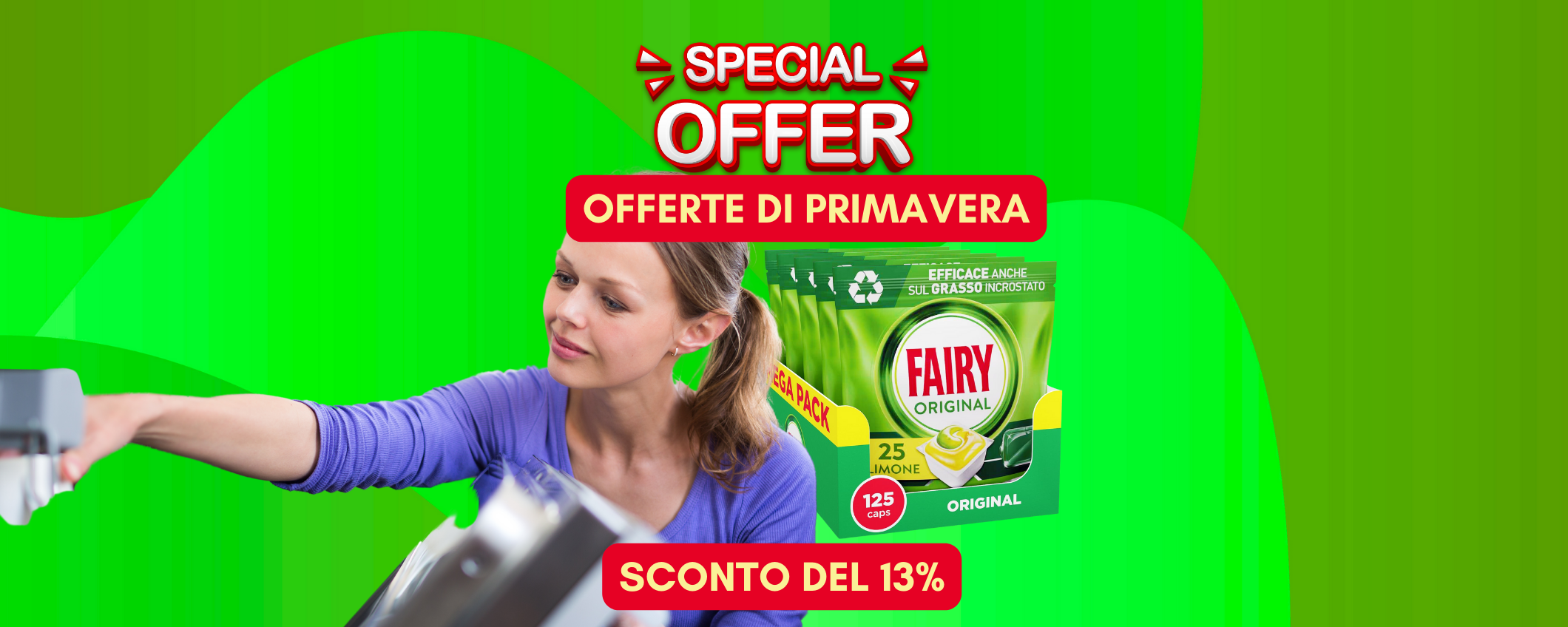 Fairy Original in capsule: sconto SHOCK del 13%