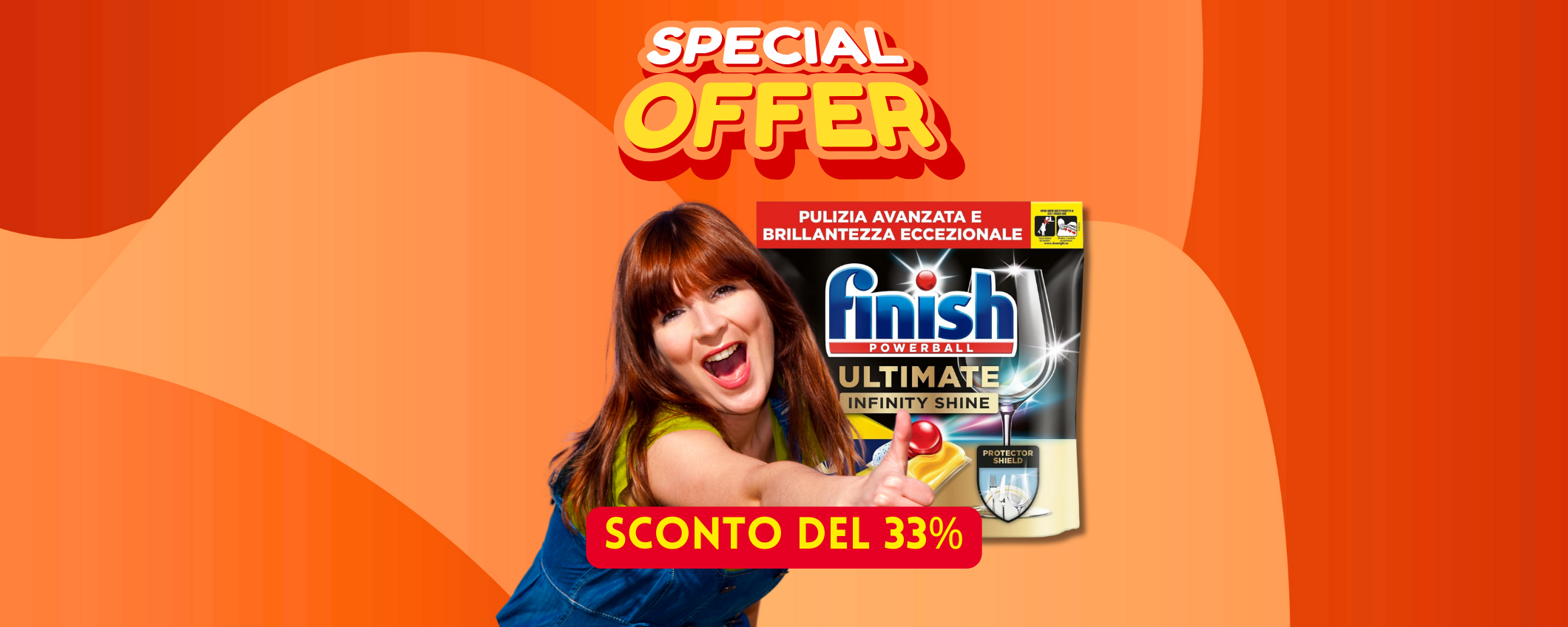 Capsule Finish Ultimate Infinity Shine in sconto del 33% per poco Capsule Finish Ultimate Infinity Shine in sconto del 33% per poco