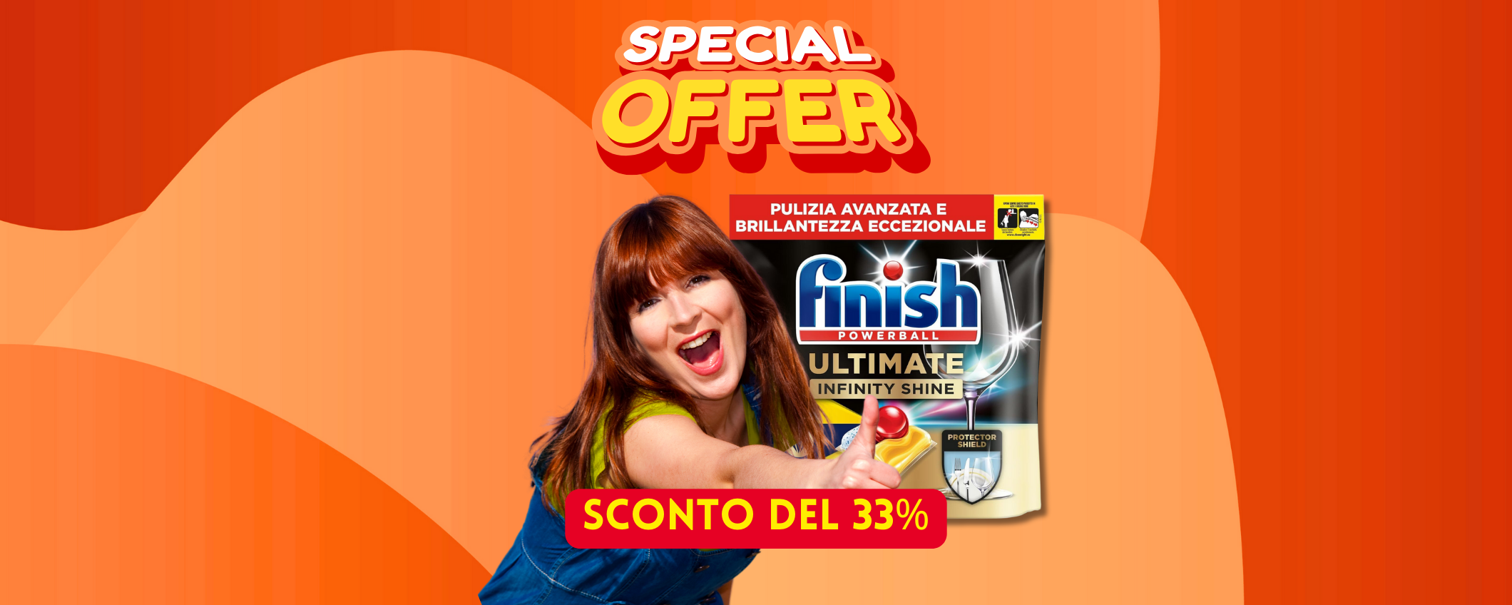 Capsule Finish Ultimate Infinity Shine in sconto del 33% per poco