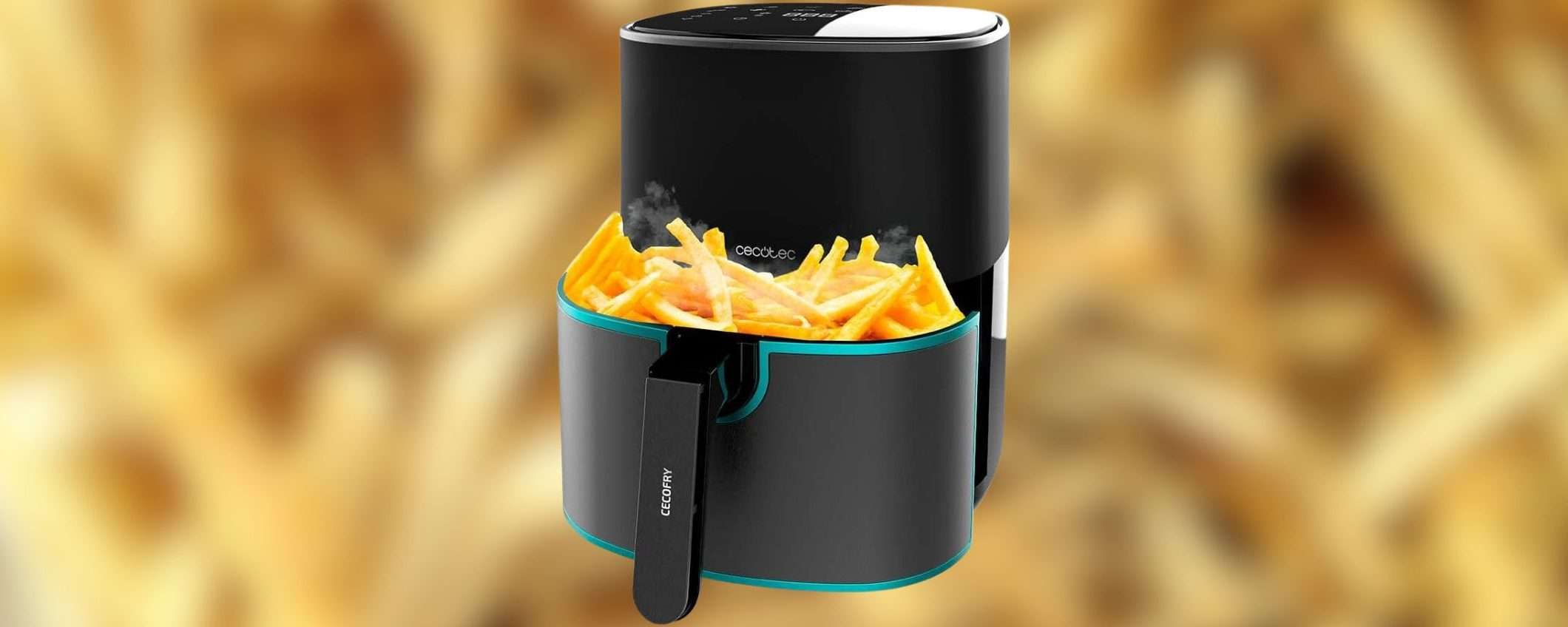 Amazon SHOCK: la friggitrice ad aria più venduta è in SUPER SCONTO (-53%) Amazon SHOCK: la friggitrice ad aria più venduta è in SUPER SCONTO (-53%)