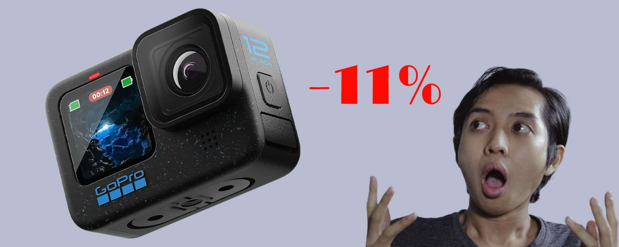 GoPro HERO12 Black in offerta FOLLE su Amazon (-11%) GoPro HERO12 Black in offerta FOLLE su Amazon (-11%)