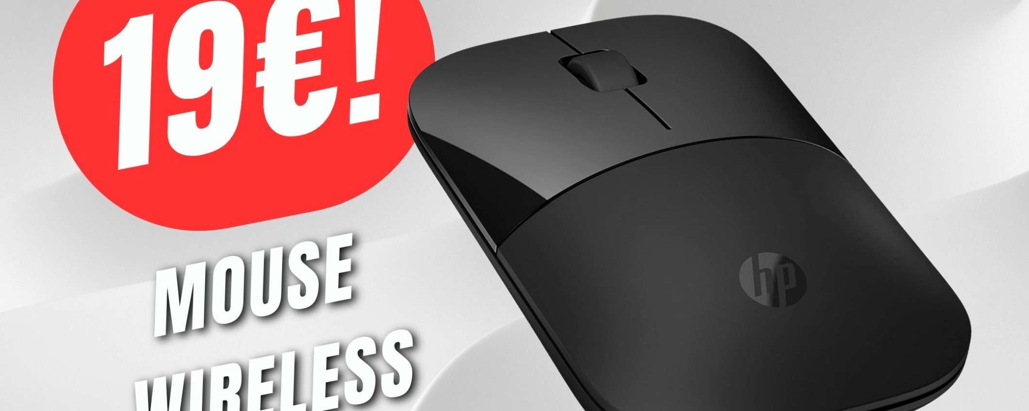 PREZZO INCREDIBILE per il Mouse Wireless HP a soli 19€! PREZZO INCREDIBILE per il Mouse Wireless HP a soli 19€!