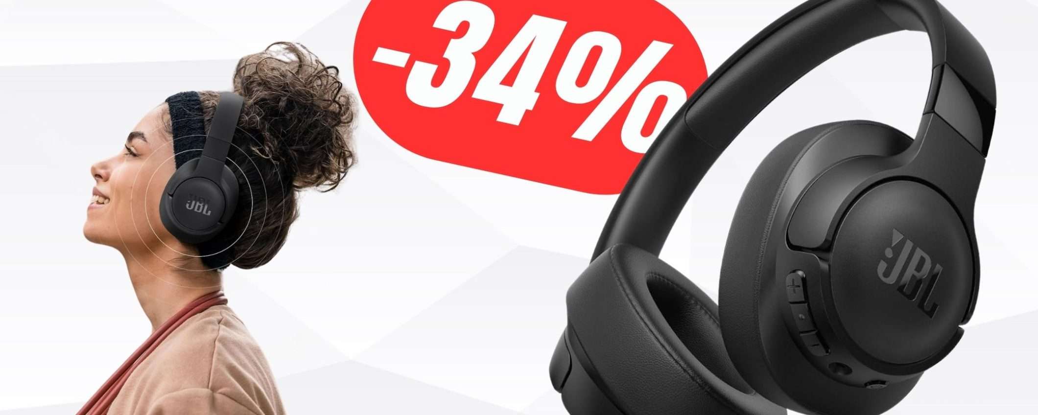 Queste Cuffie Wireless di JBL a soli 52€ sono perfette! Queste Cuffie Wireless di JBL a soli 52€ sono perfette!