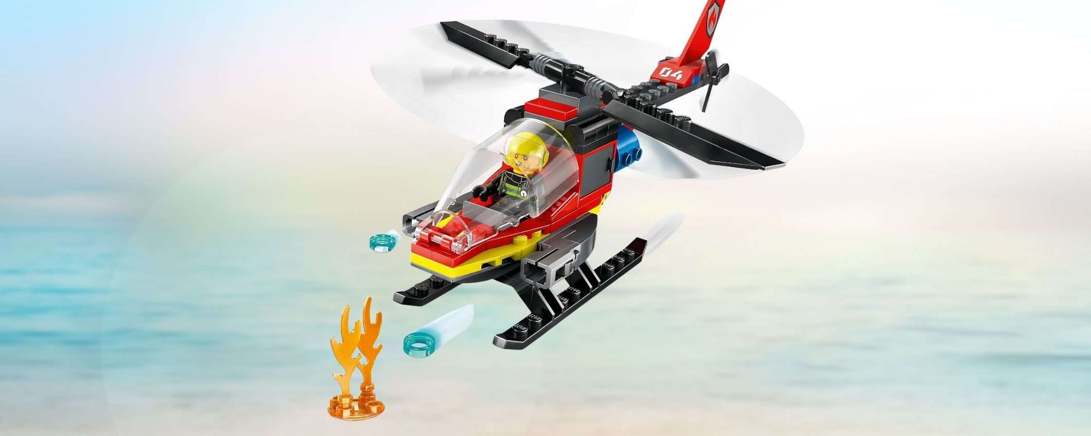 LEGO Elicottero dei Pompieri: un giocattolo divertente a meno di 10€ su Amazon