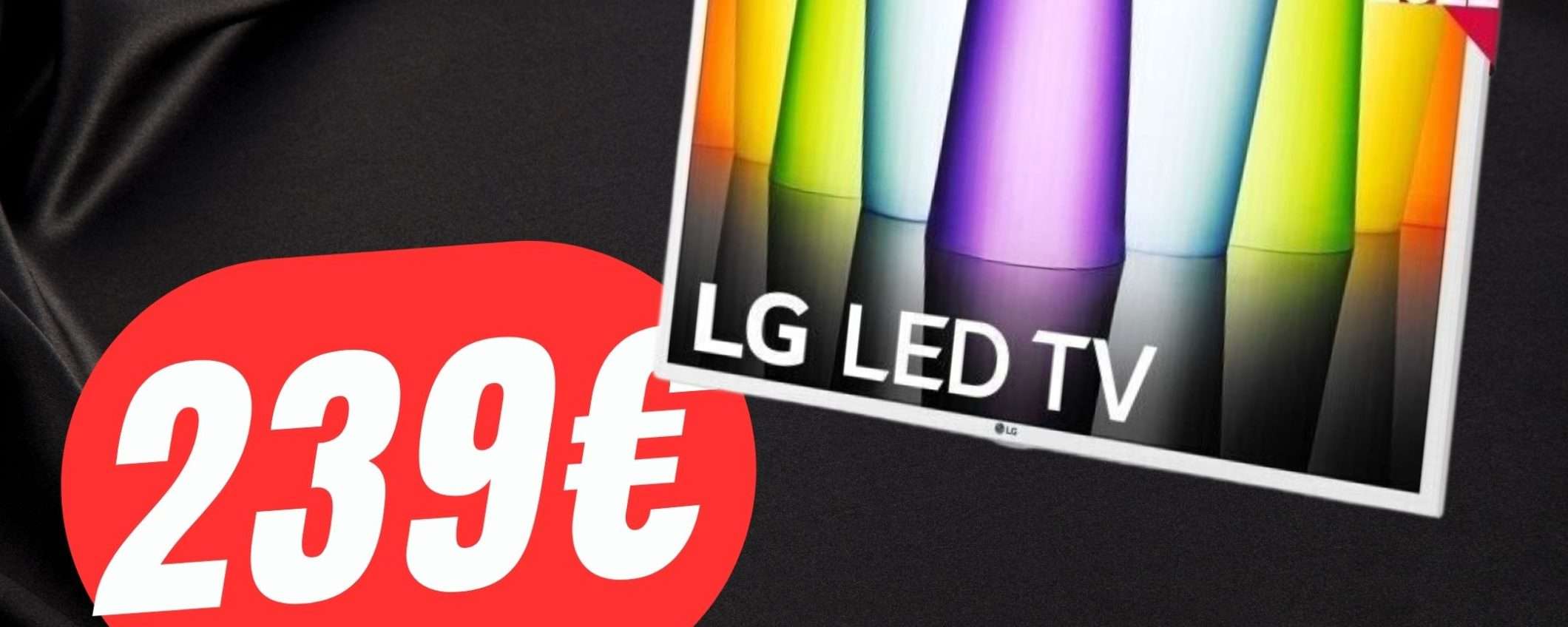Lo Smart TV di LG costa 239€ grazie a questo COUPON eBay!