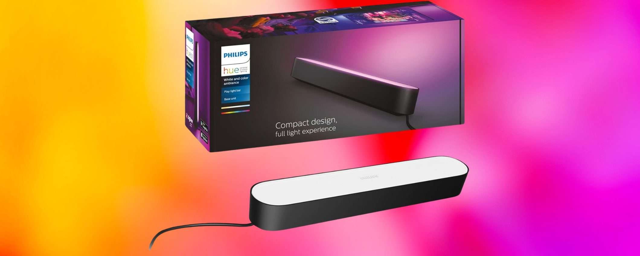 Philips Hue: elegante lampada da tavolo per ambiance in OFFERTA su Amazon Philips Hue: elegante lampada da tavolo per ambiance in OFFERTA su Amazon
