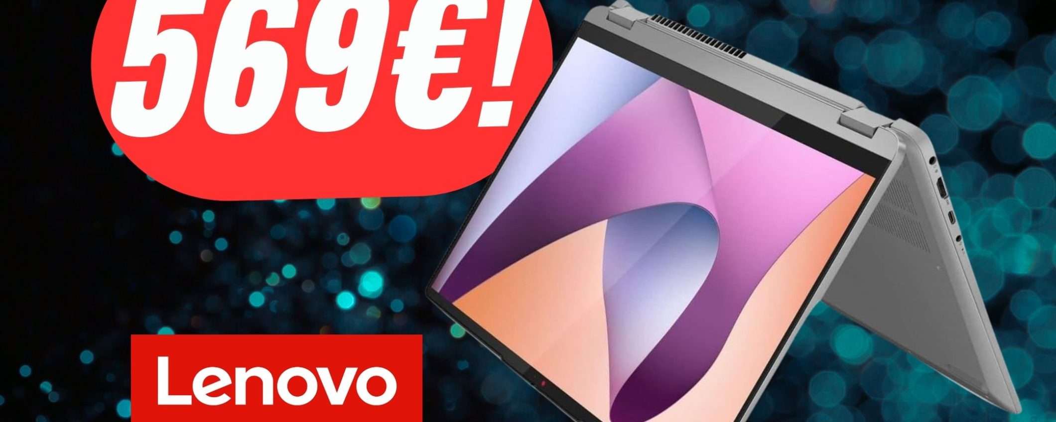 Lenovo IdeaPad Flex 5 a 569€ è il Laptop CONVERTIBILE perfetto! Lenovo IdeaPad Flex 5 a 569€ è il Laptop CONVERTIBILE perfetto!