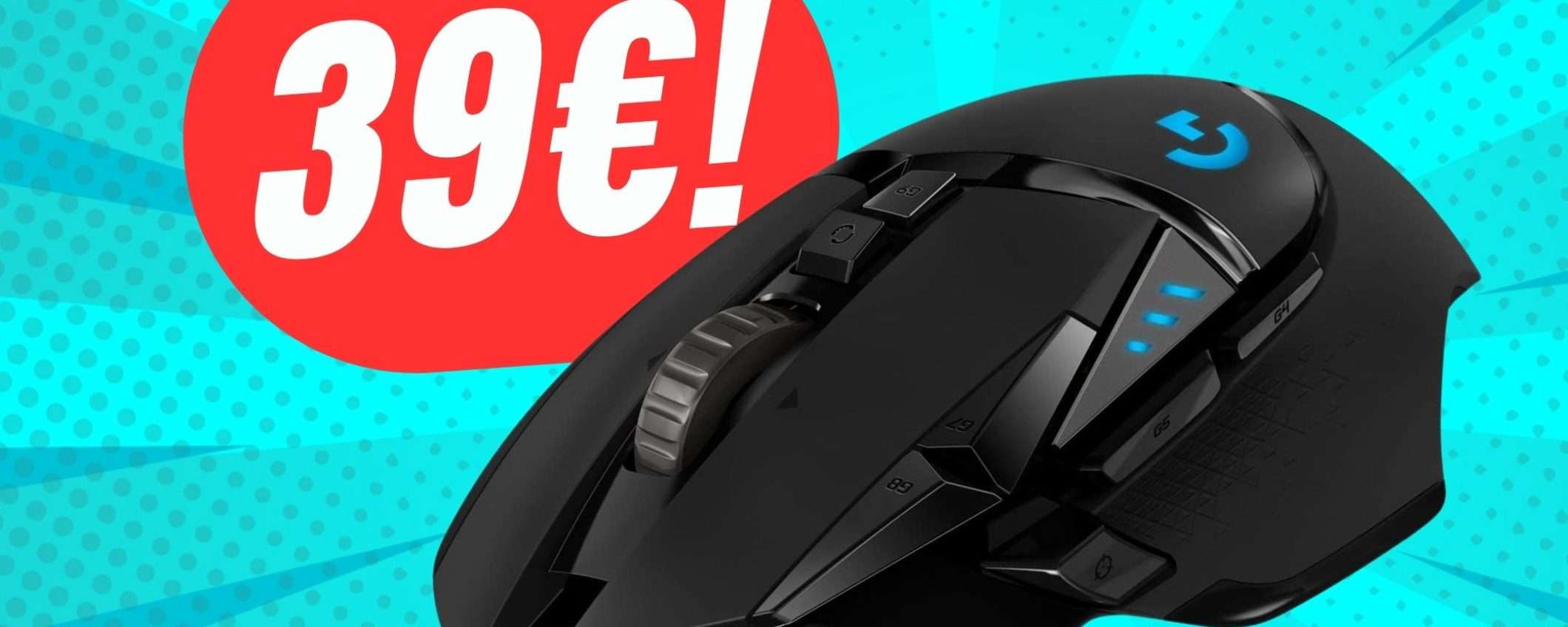 L'iconico Logitech G G502 HERO costa solo 39€ grazie alle OFFERTE di PRIMAVERA