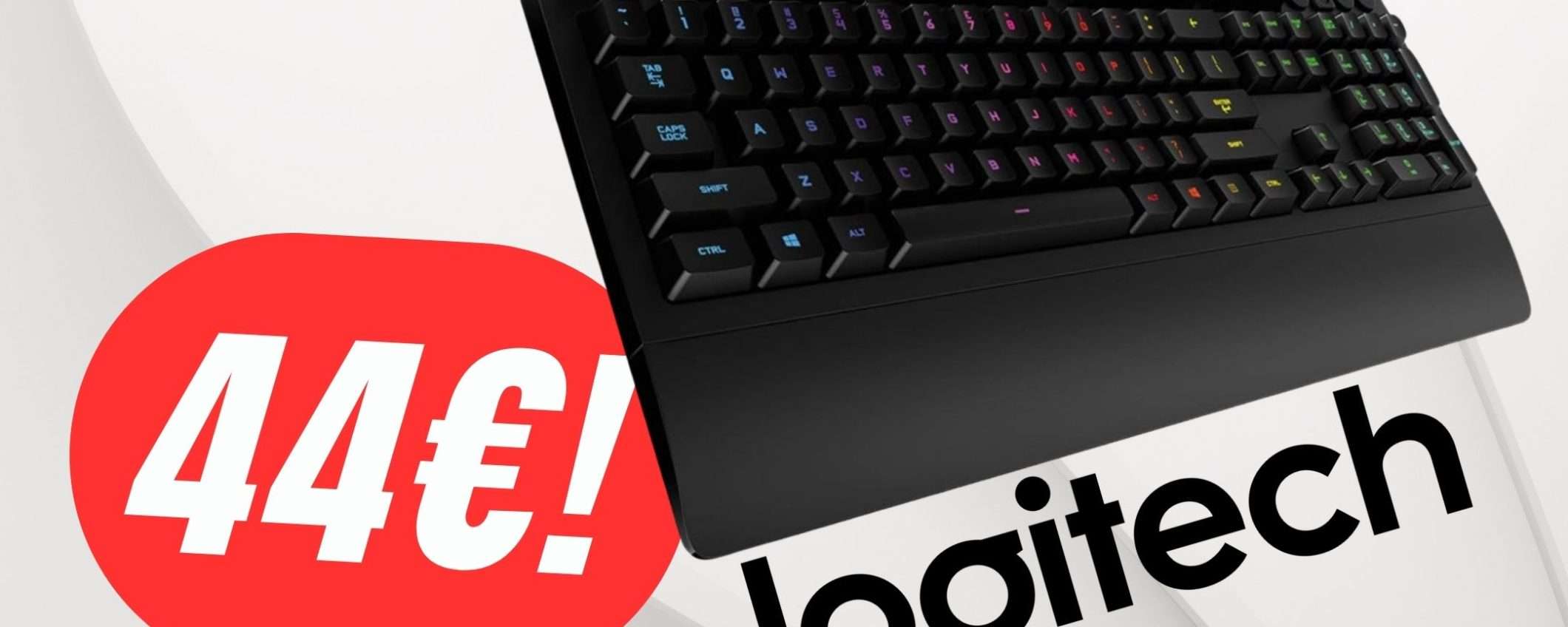 Questa Tastiera da Gaming di Logitech è SCONTATA del 32%! Questa Tastiera da Gaming di Logitech è SCONTATA del 32%!