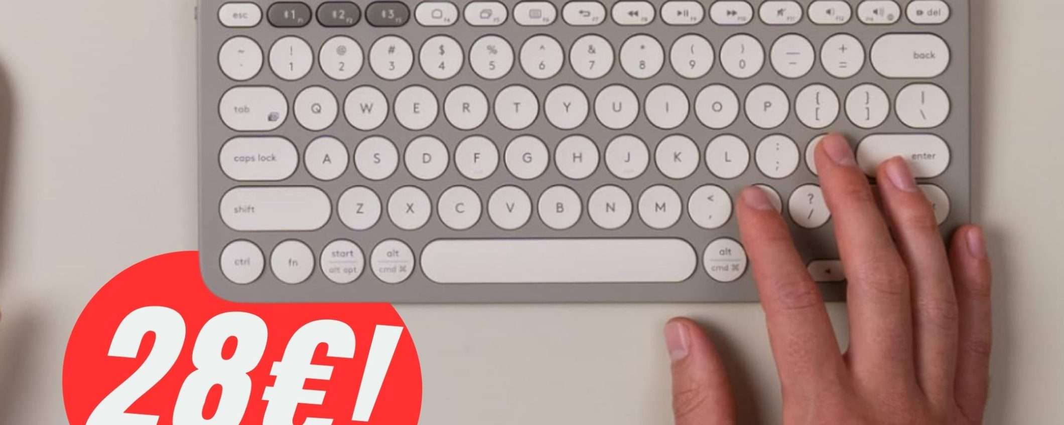 Questa Mini Tastiera Logitech può entrare anche in una borsetta! Questa Mini Tastiera Logitech può entrare anche in una borsetta!