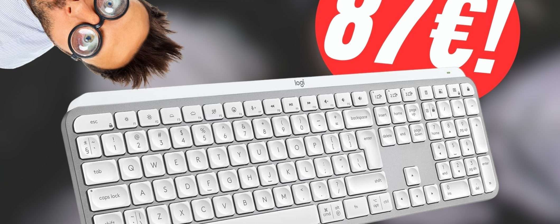Con questa Tastiera di Logitech non sbaglierai mai più a digitare! Con questa Tastiera di Logitech non sbaglierai mai più a digitare!