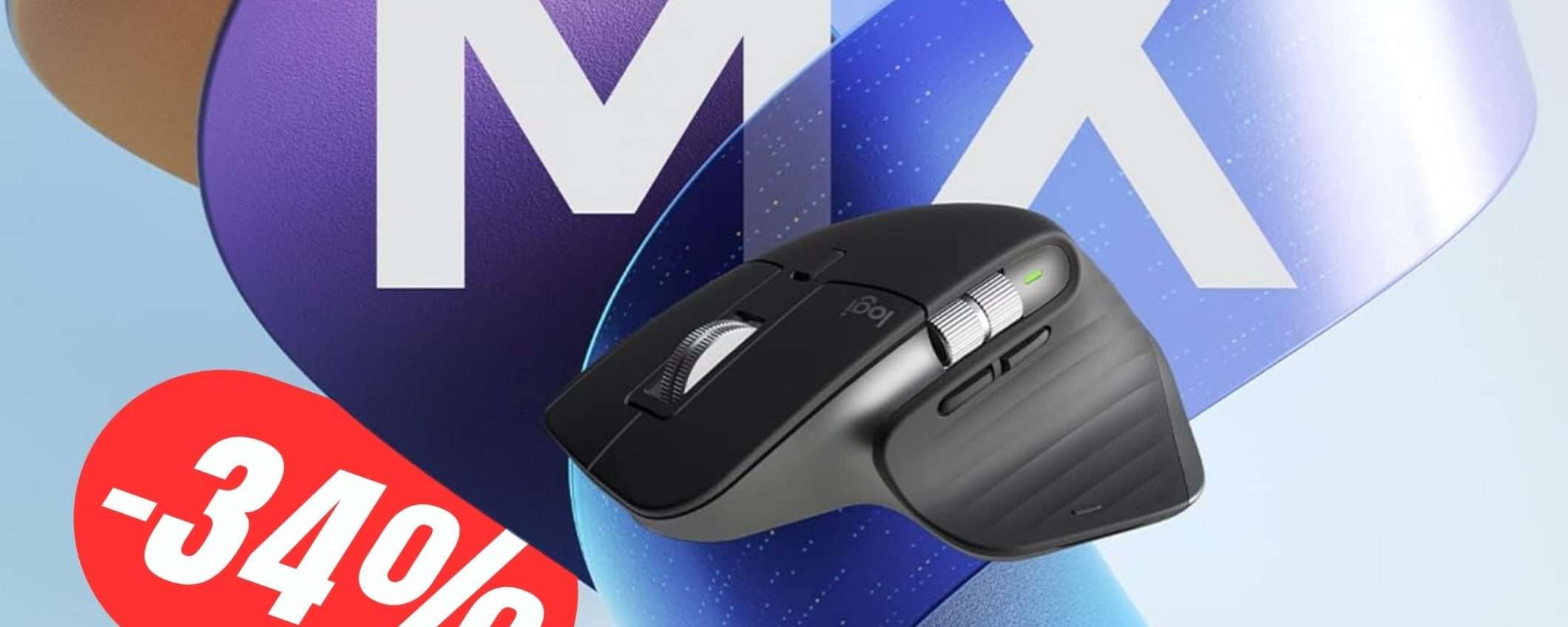 Il Mouse Logitech MX Master 3S è PERFETTO per il LAVORO (e SCONTATISSIMO)! Il Mouse Logitech MX Master 3S è PERFETTO per il LAVORO (e SCONTATISSIMO)!
