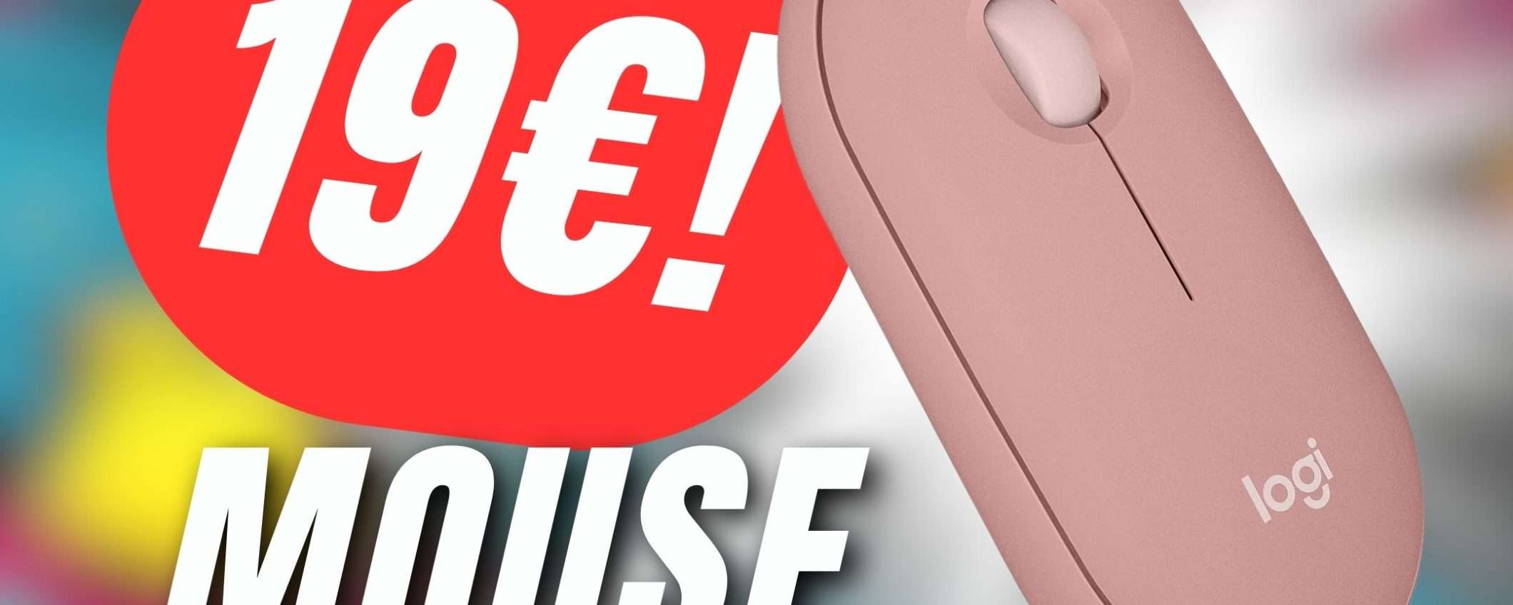 Questo Mouse Wireless di Logitech è Rosa e costa pochissimo!