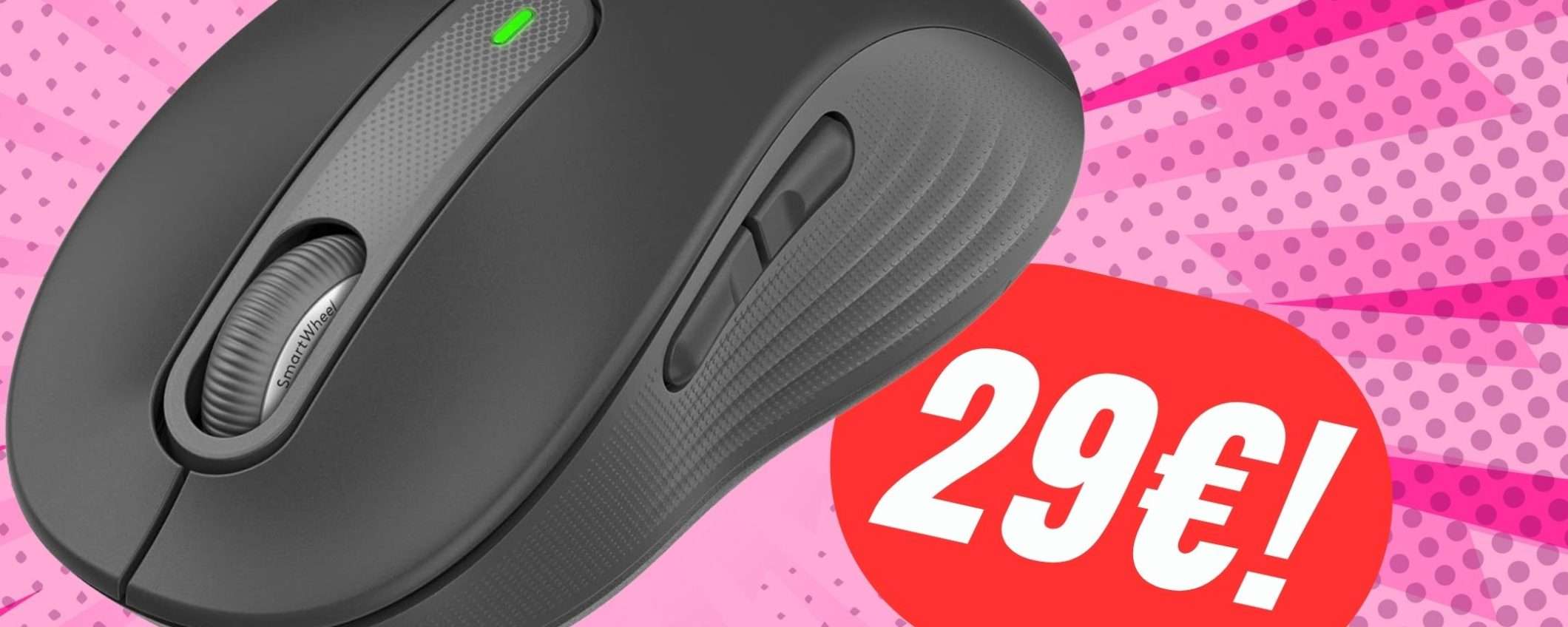 Il Mouse Wireless perfetto per le Mani Piccole al MINIMO STORICO! Il Mouse Wireless perfetto per le Mani Piccole al MINIMO STORICO!
