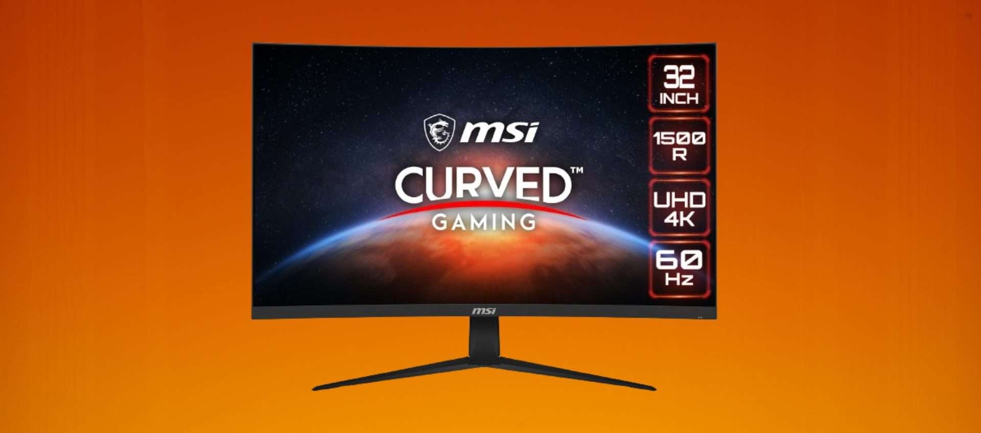 Monitor MSI Curved in offerta: il prezzo scende sotto i 300€