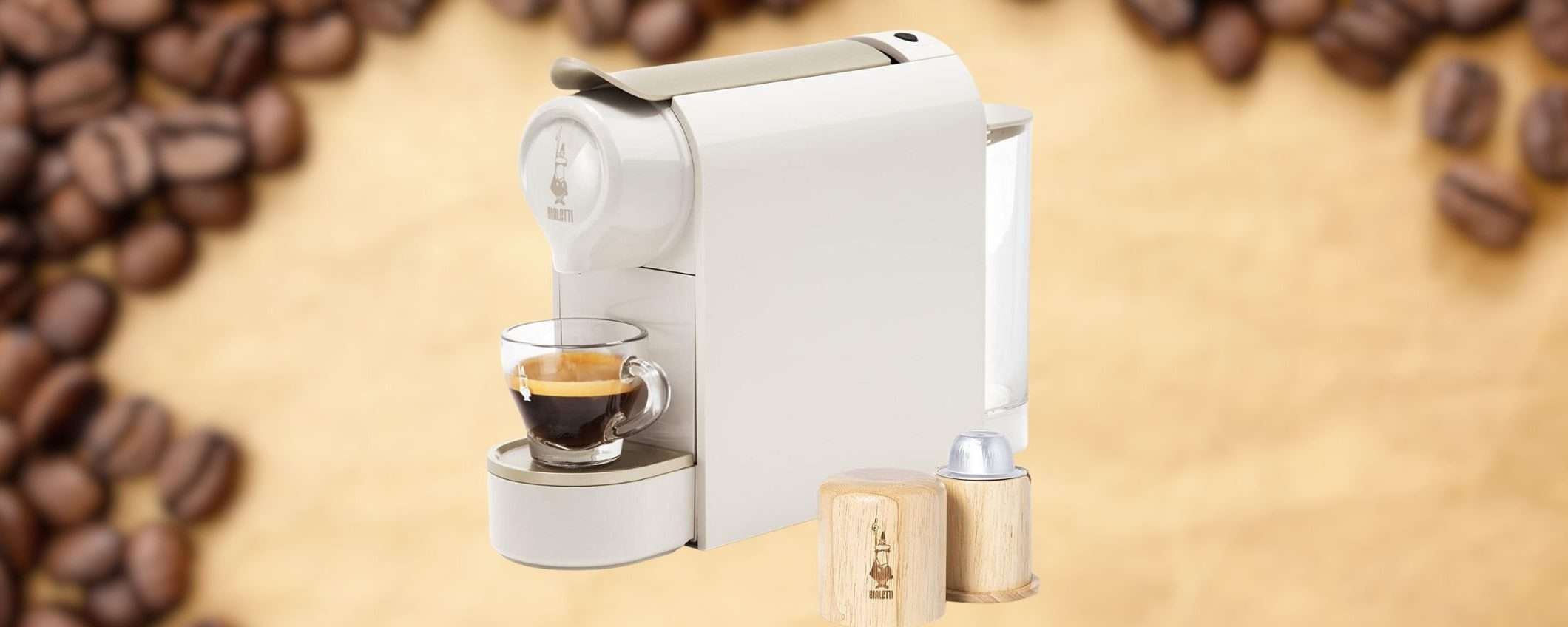 Bialetti Gioia: macchinetta del caffè con apricapsule in OFFERTA Amazon (-25%)