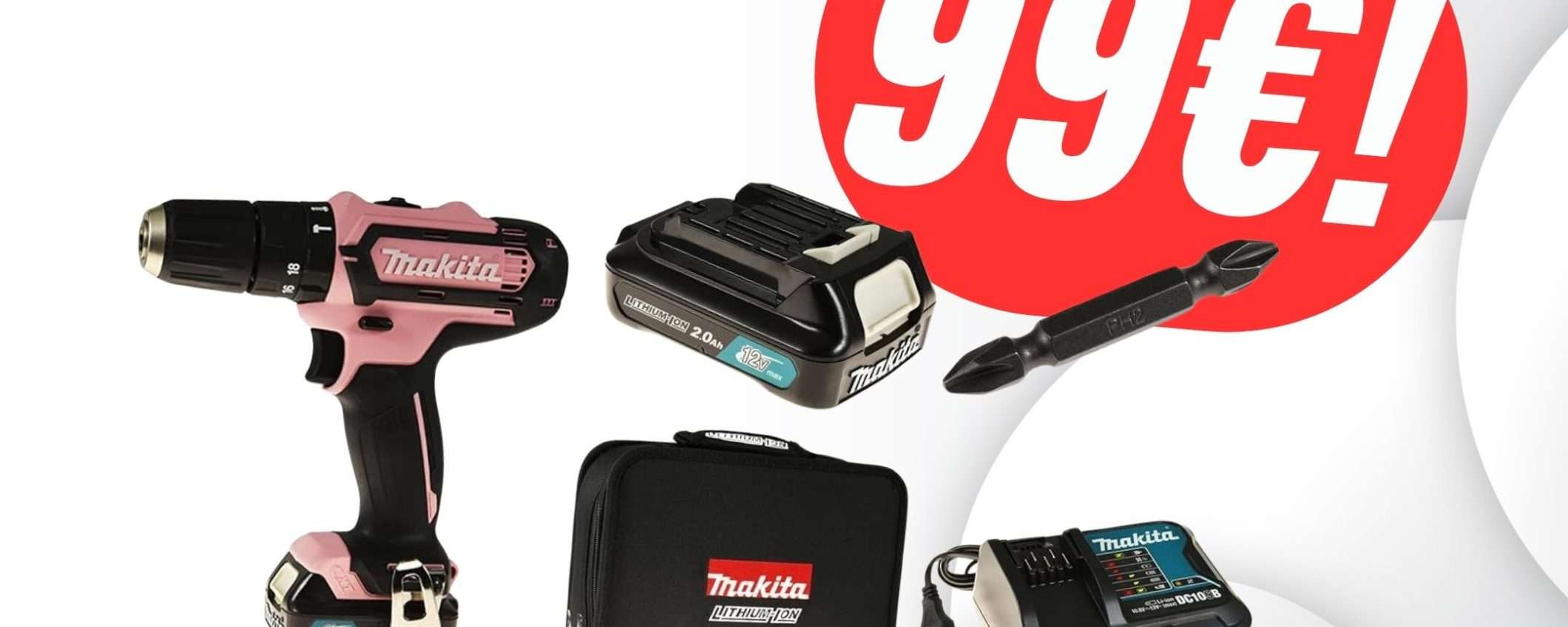 Il Trapano-Avvitatore di Makita a soli 99€ è DA PRENDERE
