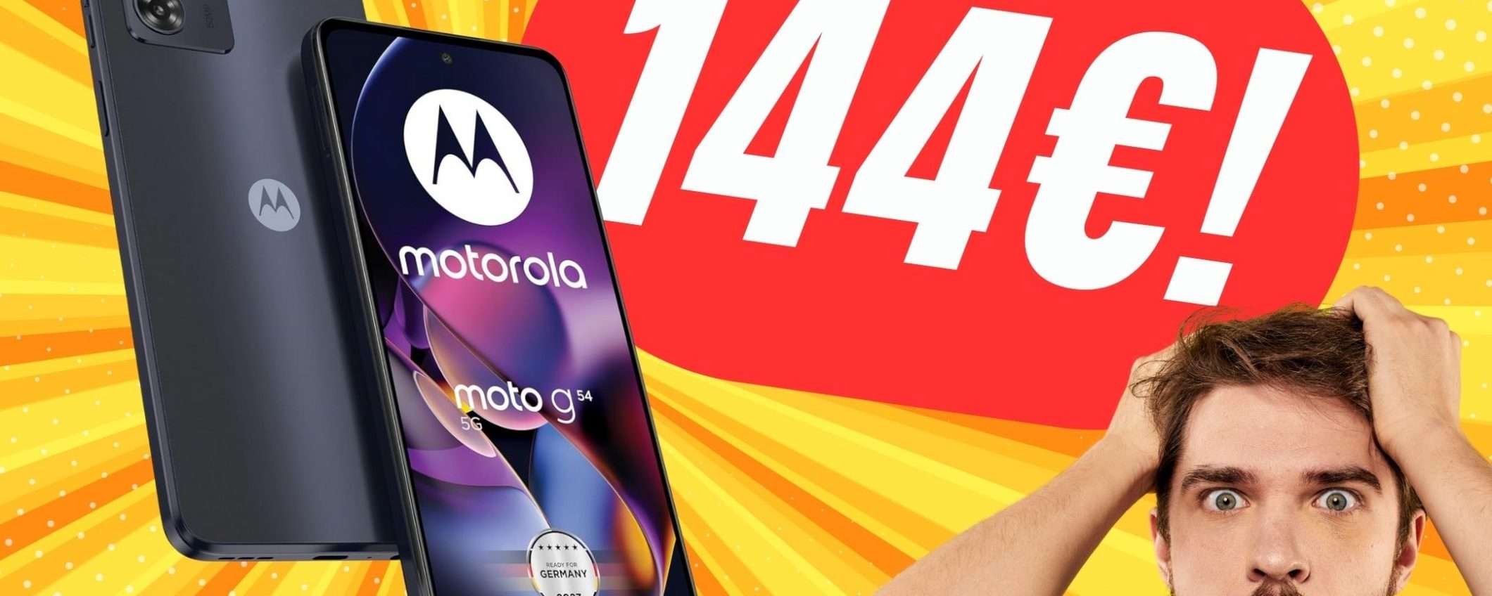 Motorola Moto G54 5G è DA PRENDERE con questo SCONTO del 37%! Motorola Moto G54 5G è DA PRENDERE con questo SCONTO del 37%!