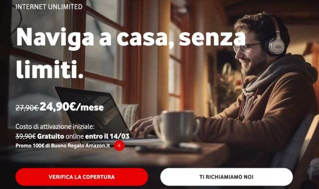 Offerta Vodafone Internet Unlimited