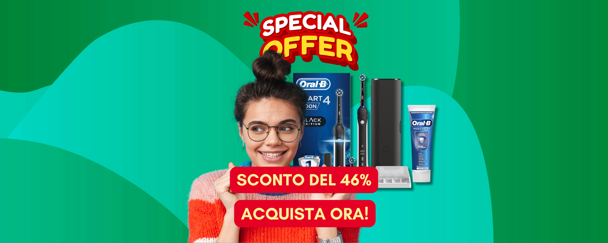 Oral-B Smart 4 4500 in sconto del 46% su Amazon Oral-B Smart 4 4500 in sconto del 46% su Amazon
