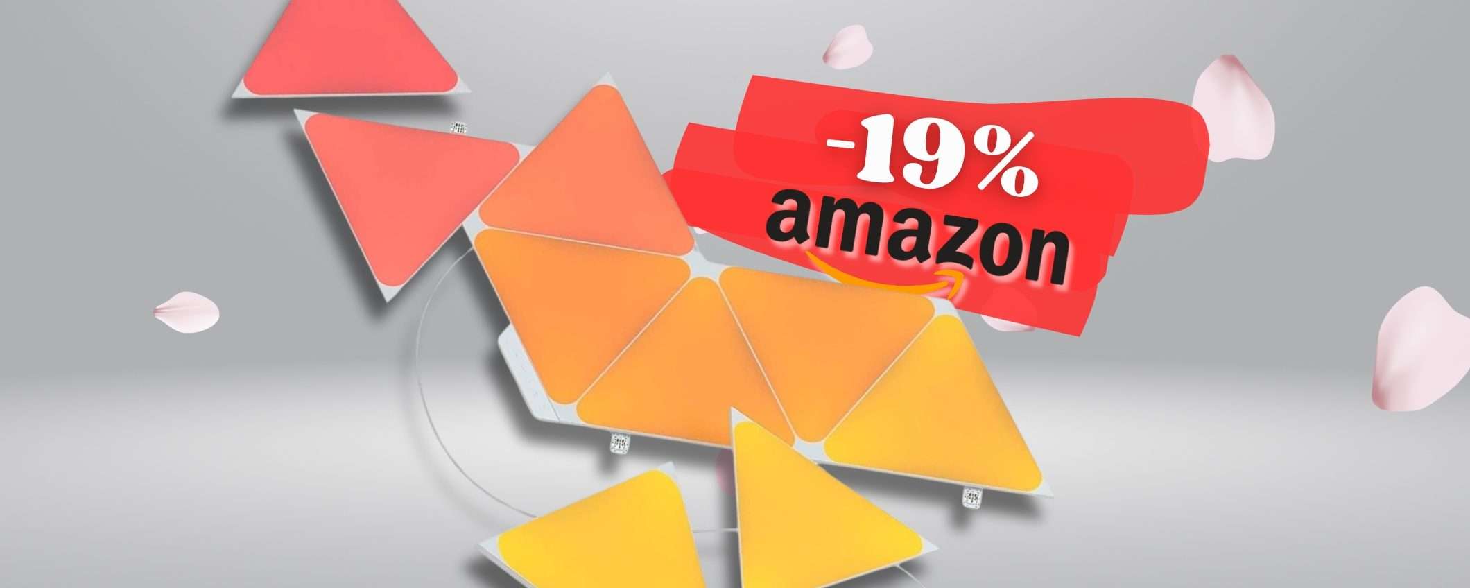 Starter Kit Nanoleaf per una parete ORIGINALE in sconto su Amazon Starter Kit Nanoleaf per una parete ORIGINALE in sconto su Amazon