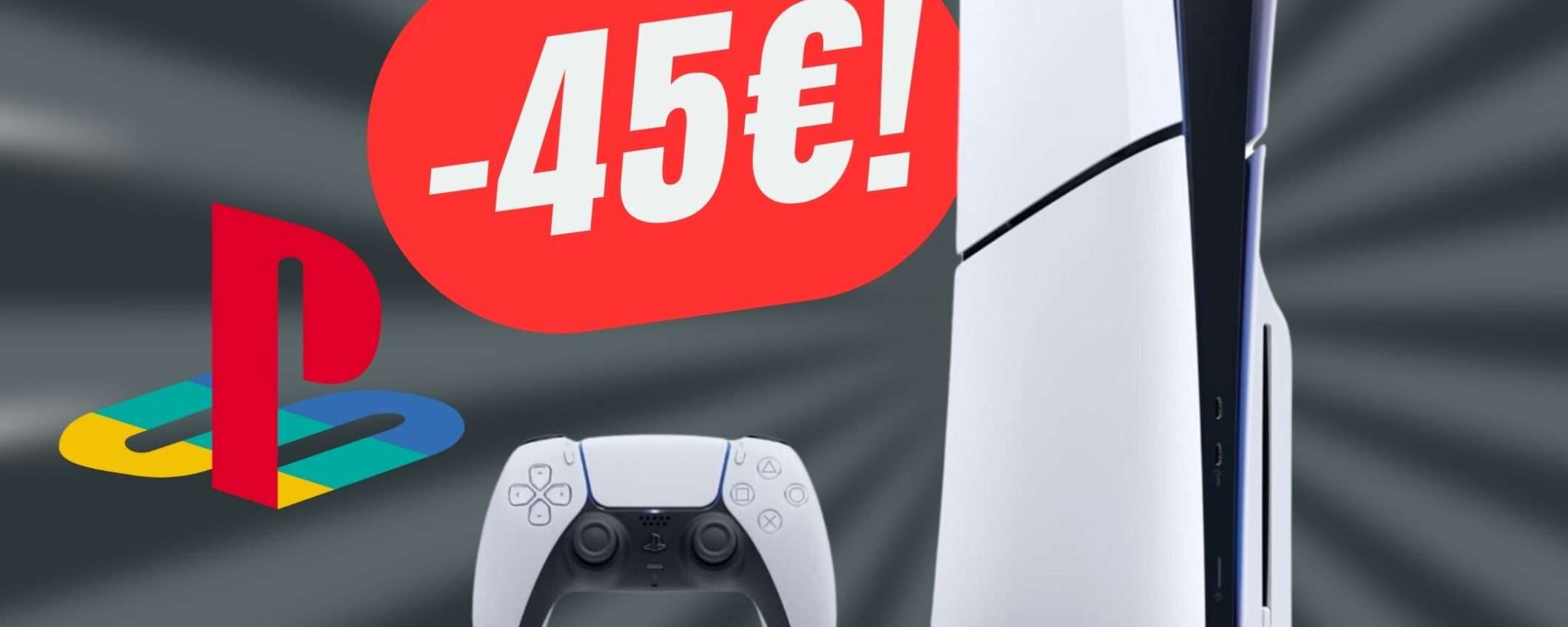 Risparmia 45€ sulla nuova PlayStation 5 Slim!