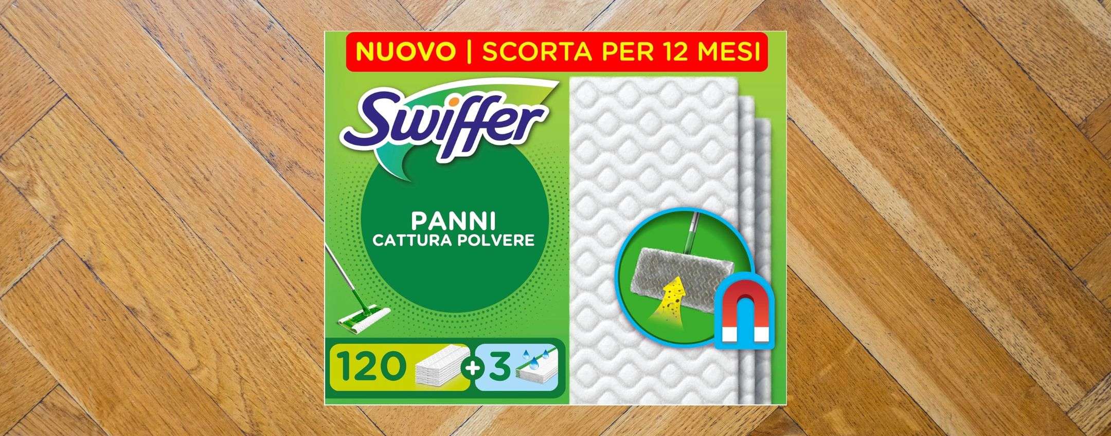 SWIFFER DRY Panni Cattura Polvere PAVIMENTI -45pz - Il Mio Store