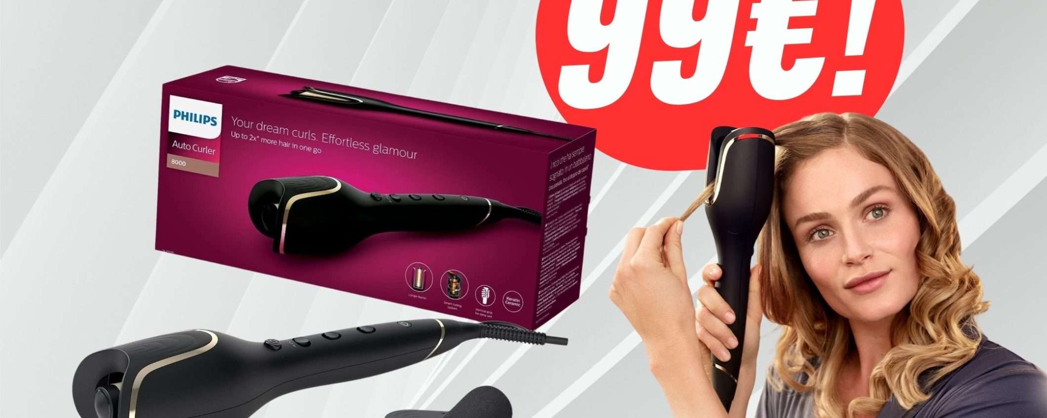 L'Arricciacapelli Automatico di Philips sarà il tuo migliore amico grazie a questa OFFERTA! L'Arricciacapelli Automatico di Philips sarà il tuo migliore amico grazie a questa OFFERTA!