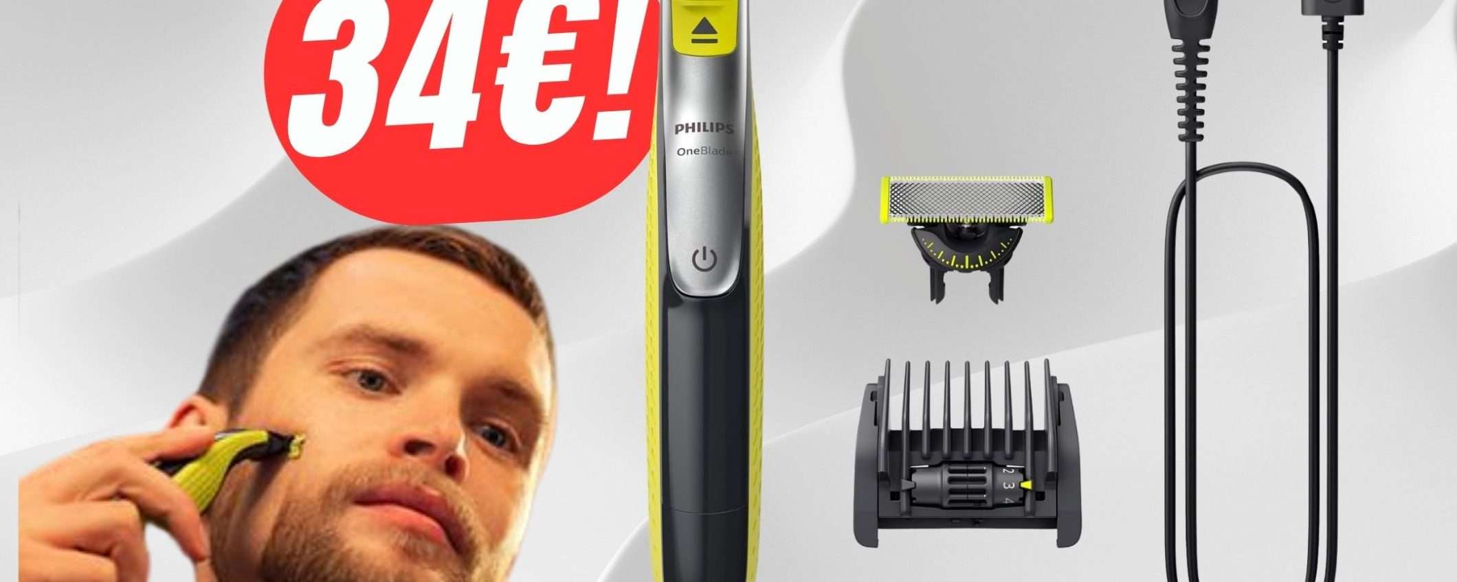 Philips OneBlade 360 a soli 34€ è il MIGLIOR RASOIO! Philips OneBlade 360 a soli 34€ è il MIGLIOR RASOIO!