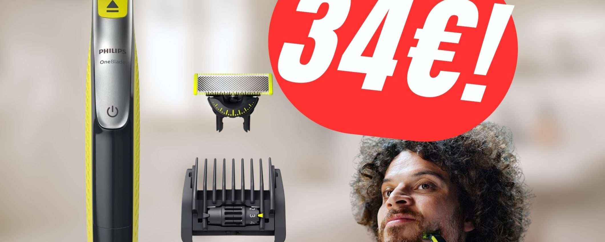 Il Rasoio Philips OneBlade 360 crolla a soli 34€! Il Rasoio Philips OneBlade 360 crolla a soli 34€!